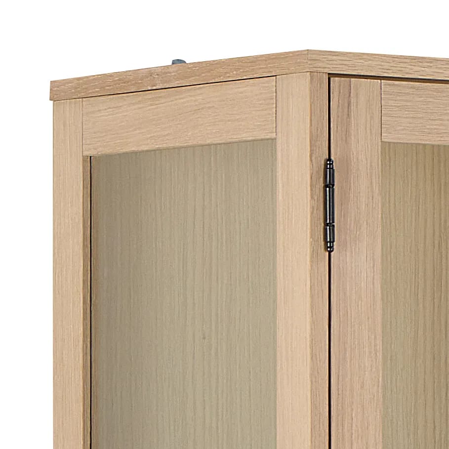 CASA Living Skabe Marte Vitrineskab i H192 x B94 cm, 2