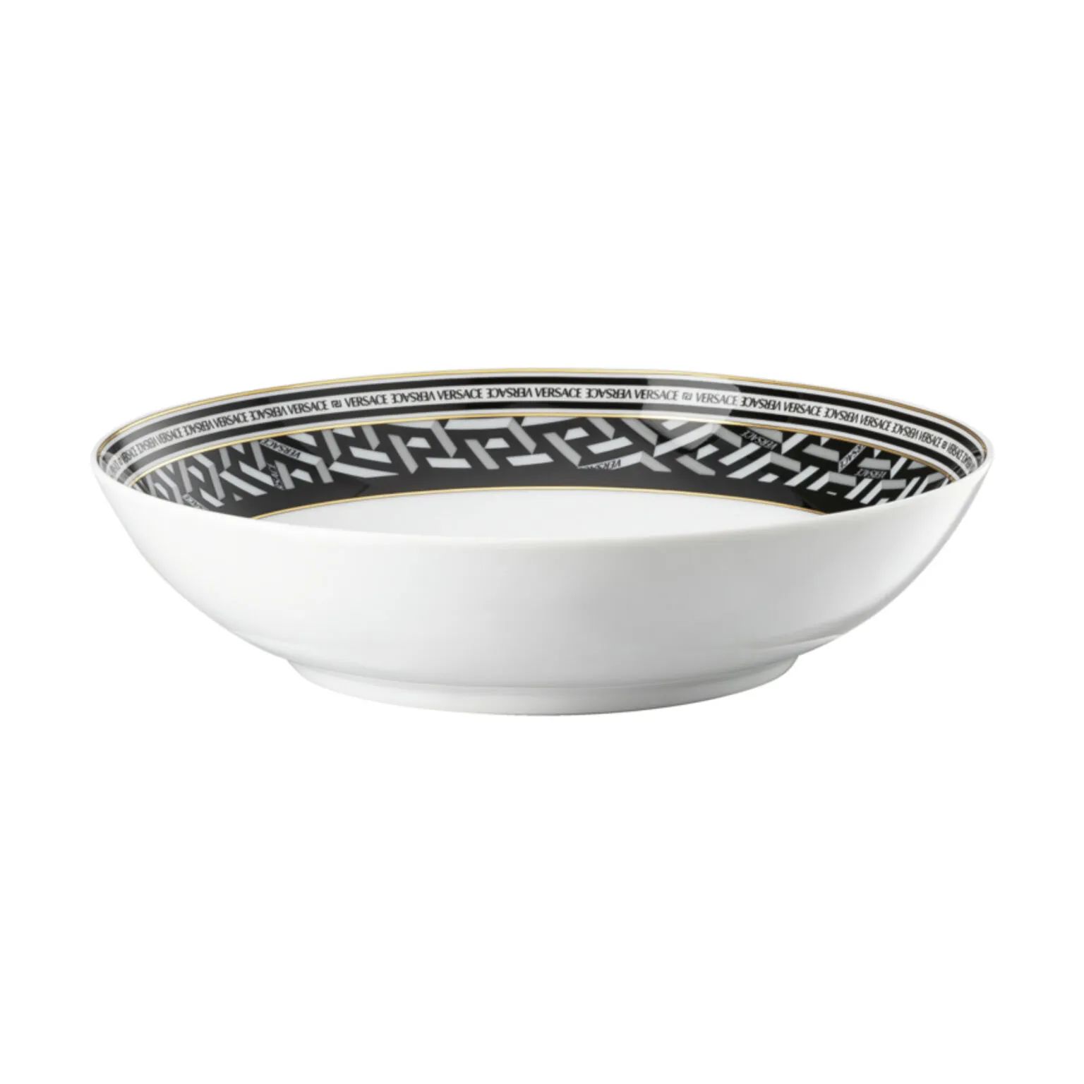 Versace Dybe tallerkener Signature Dyb Tallerken i Sort, 2