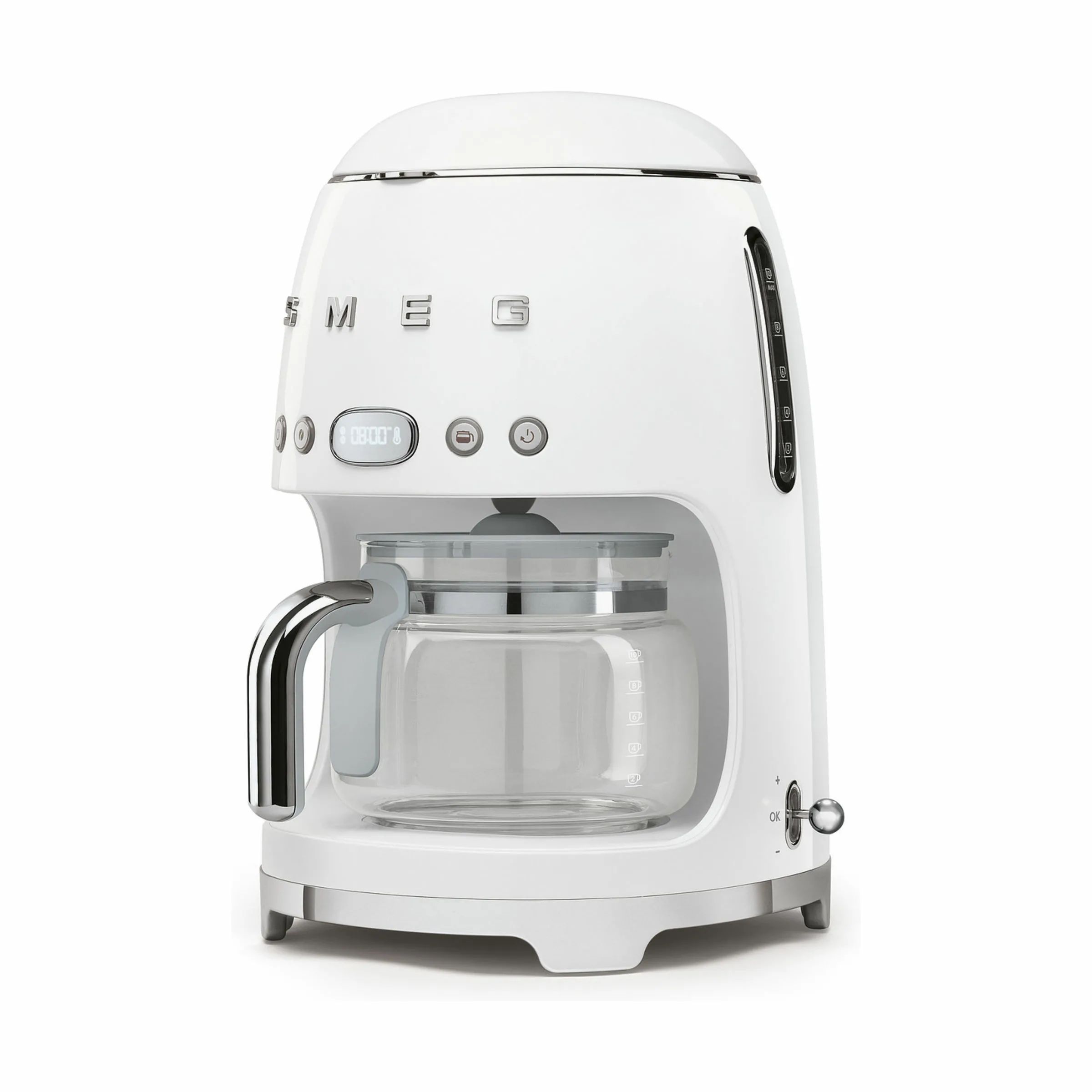 Smeg Kaffemaskiner 50's Style Kaffemaskine DCF02WHEU i Hvid2, 2