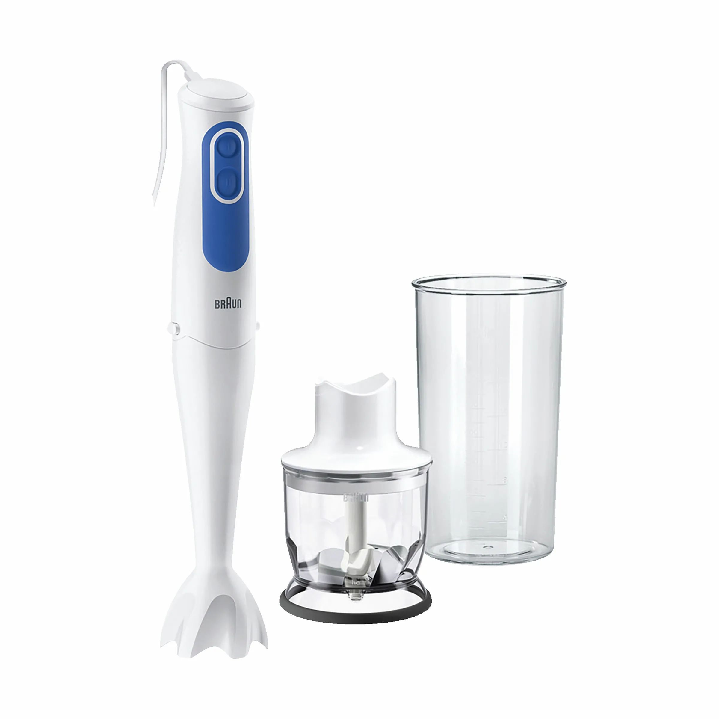 Braun Stavblendere Serie 3000 Pasta Stavblender MQ3020WH i Hvid/blå, 1