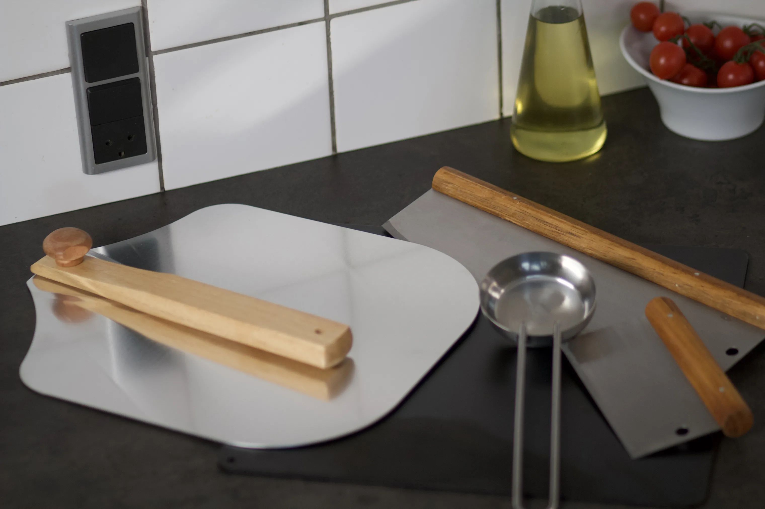 Pizza Craft Grillredskaber Dejformer i Stål/træ, 4