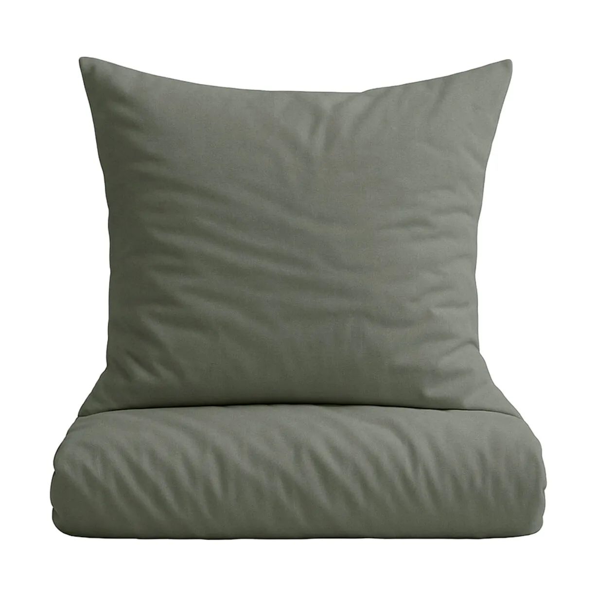 omhu Sengetøj Percale OMHU Percale Sengetøj i Oliven, B140 x L220 cm, 1