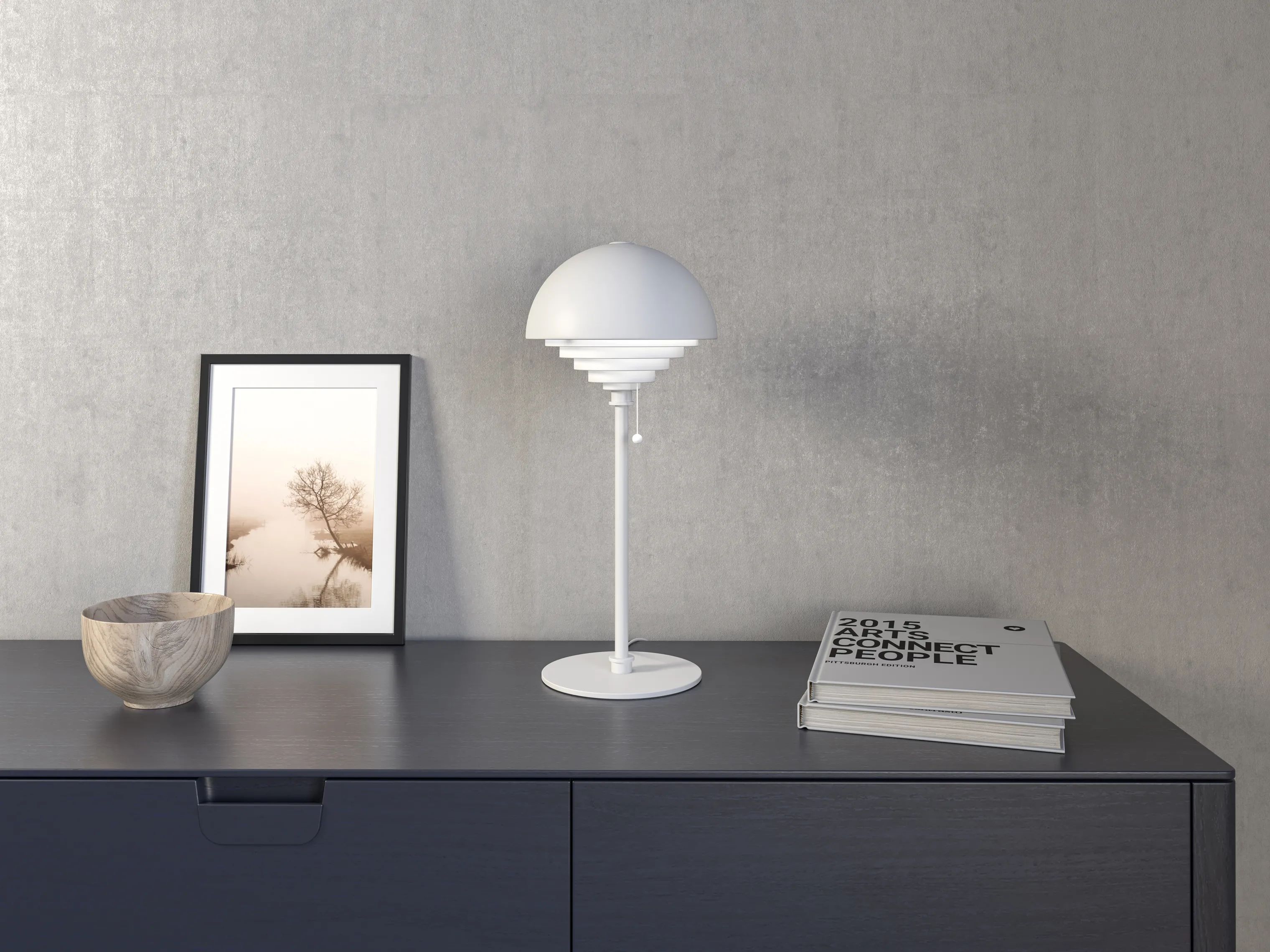 Herstal Bordlamper Motown Bordlampe i Hvid, 2