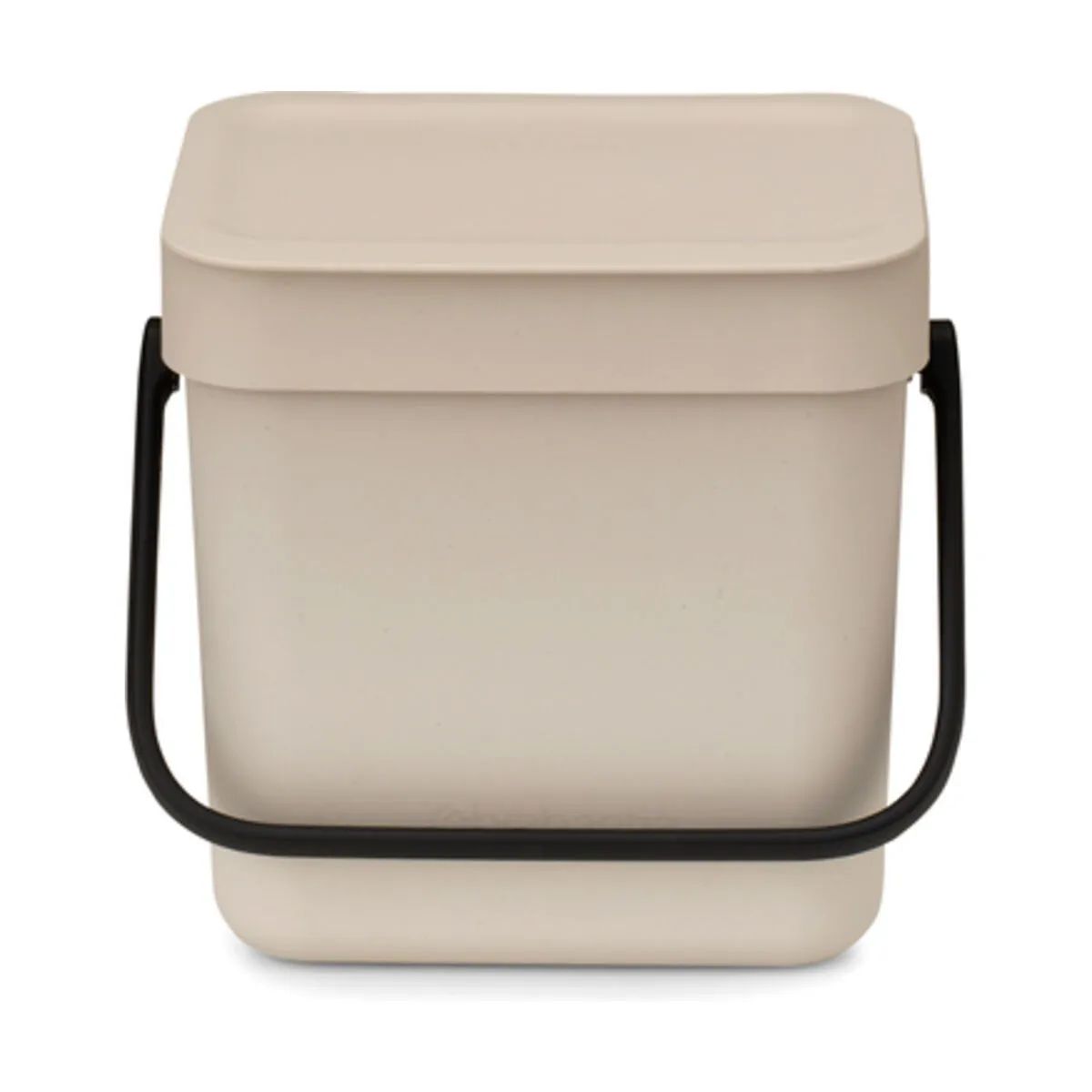 Brabantia Spande uden pedal Sort & Go Affaldsspand i Soft Beige, 3 L, 4