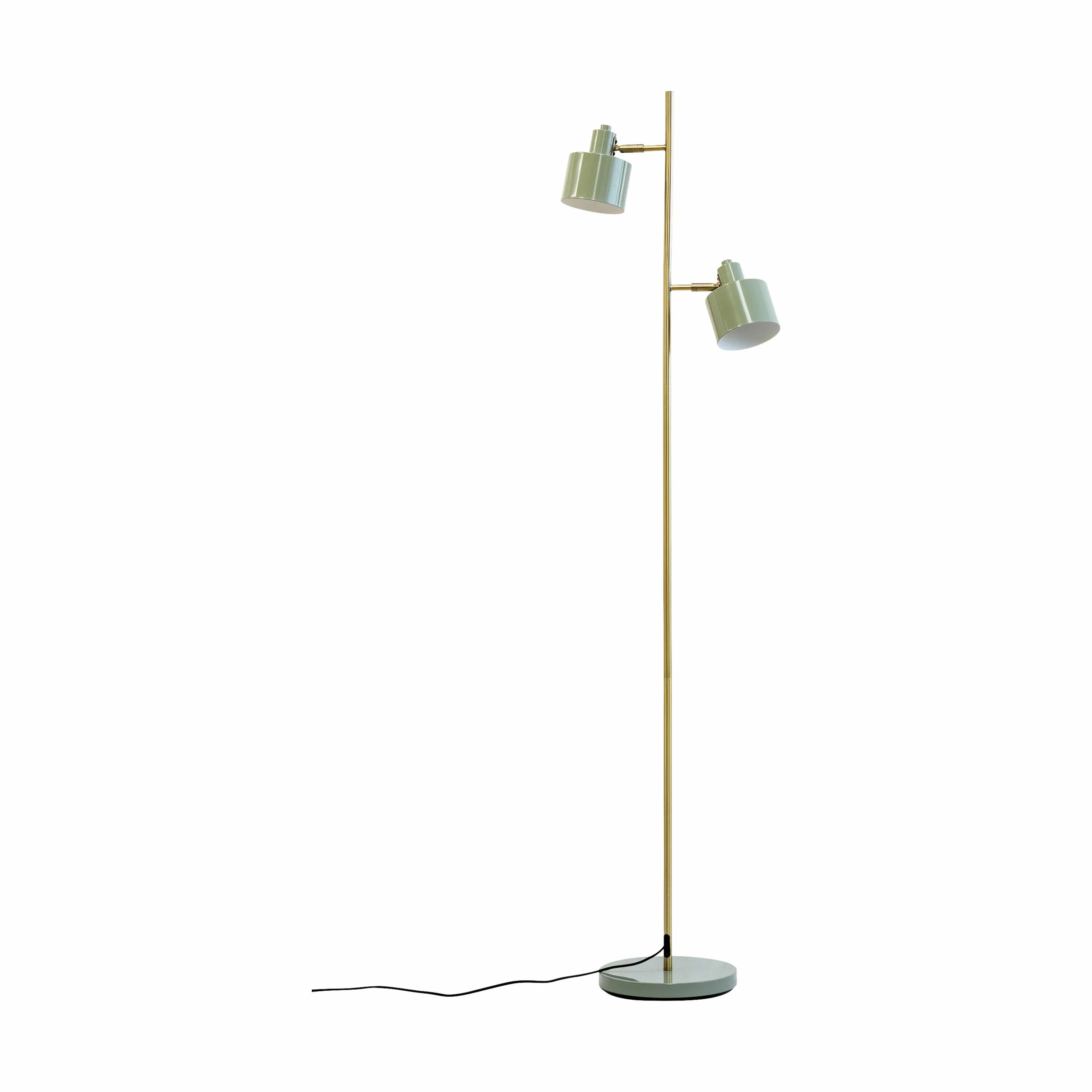 Dyberg Larsen Gulvlamper Ocean Gulvlampe i Oliven/Messing, 1