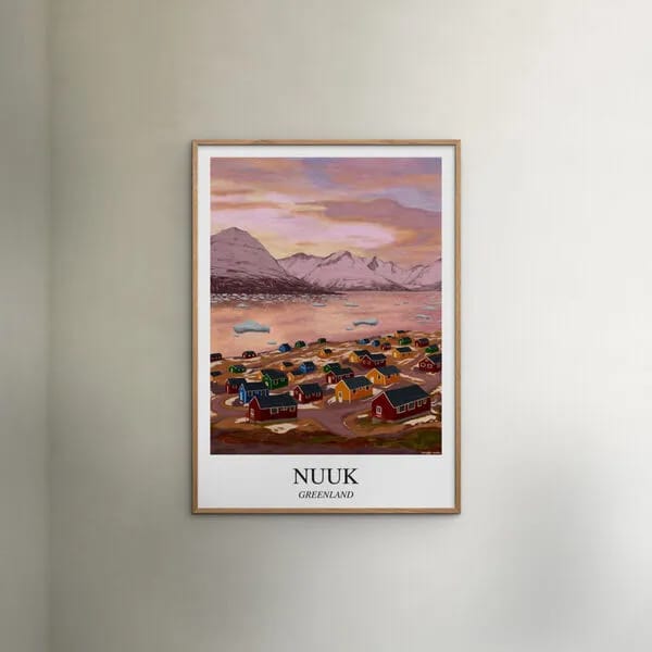 Poster&Frame Plakater Plakat - Nuuk i B21 x L29,7 cm, 2