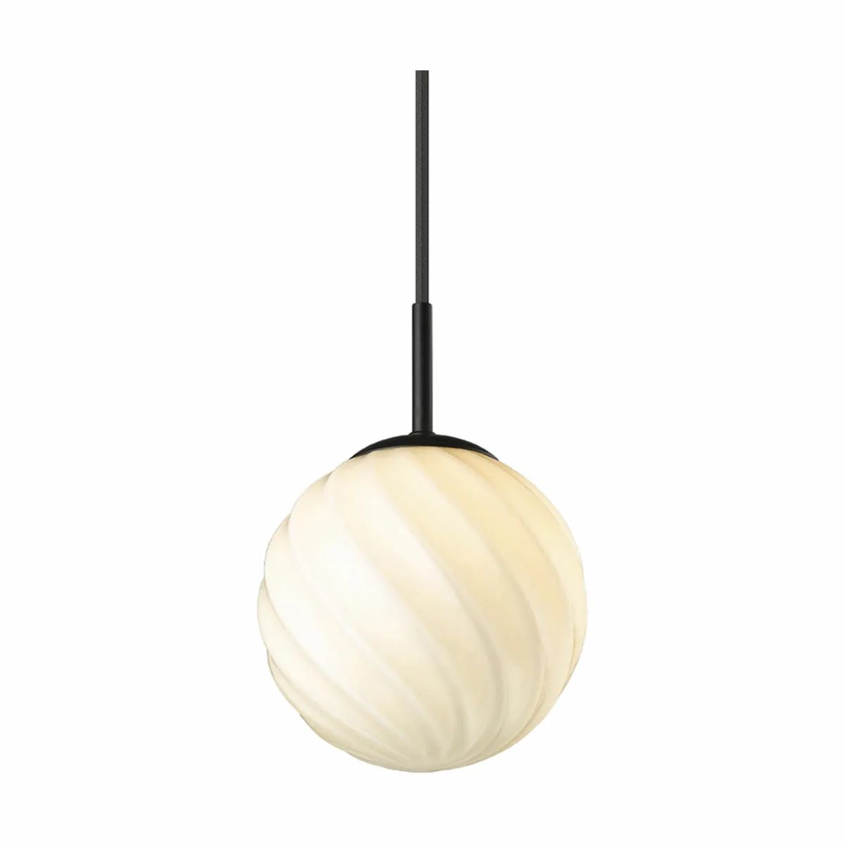 Halo Design Pendler Twist Pendel i sort/opal, 15 cm, 1