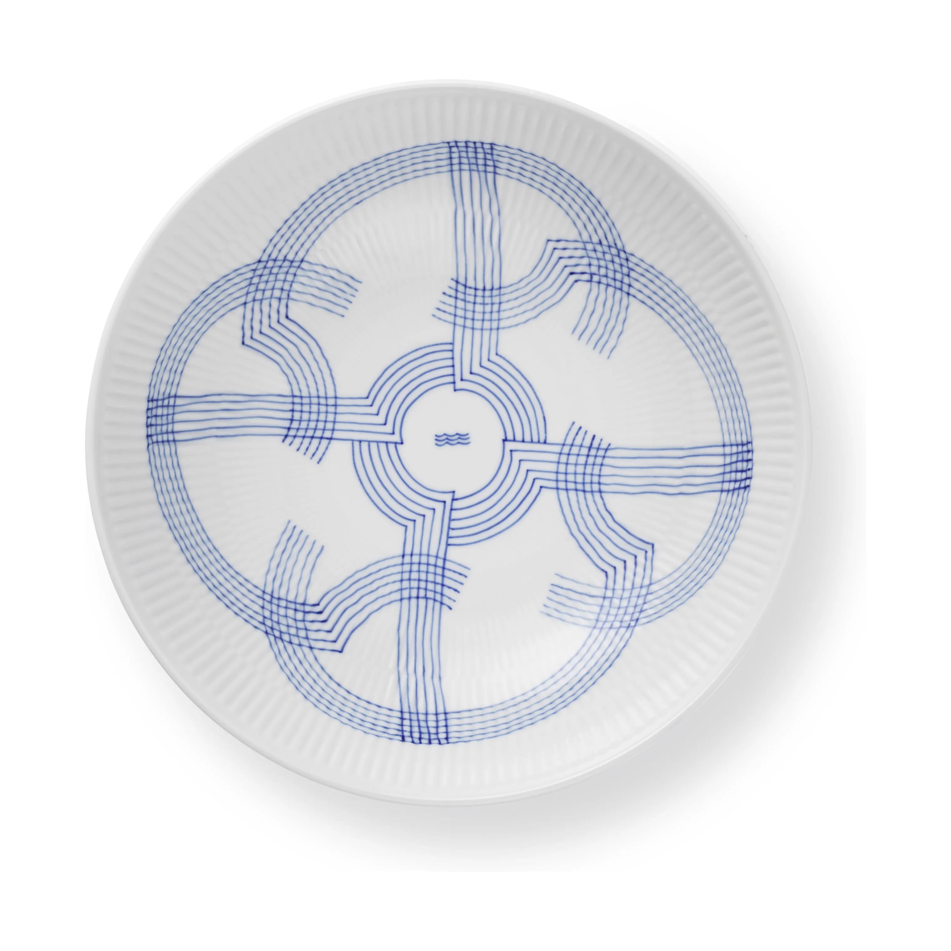 Royal Copenhagen Serveringsskåle Motif Lav Skål i Koboltblå/hvid, 1
