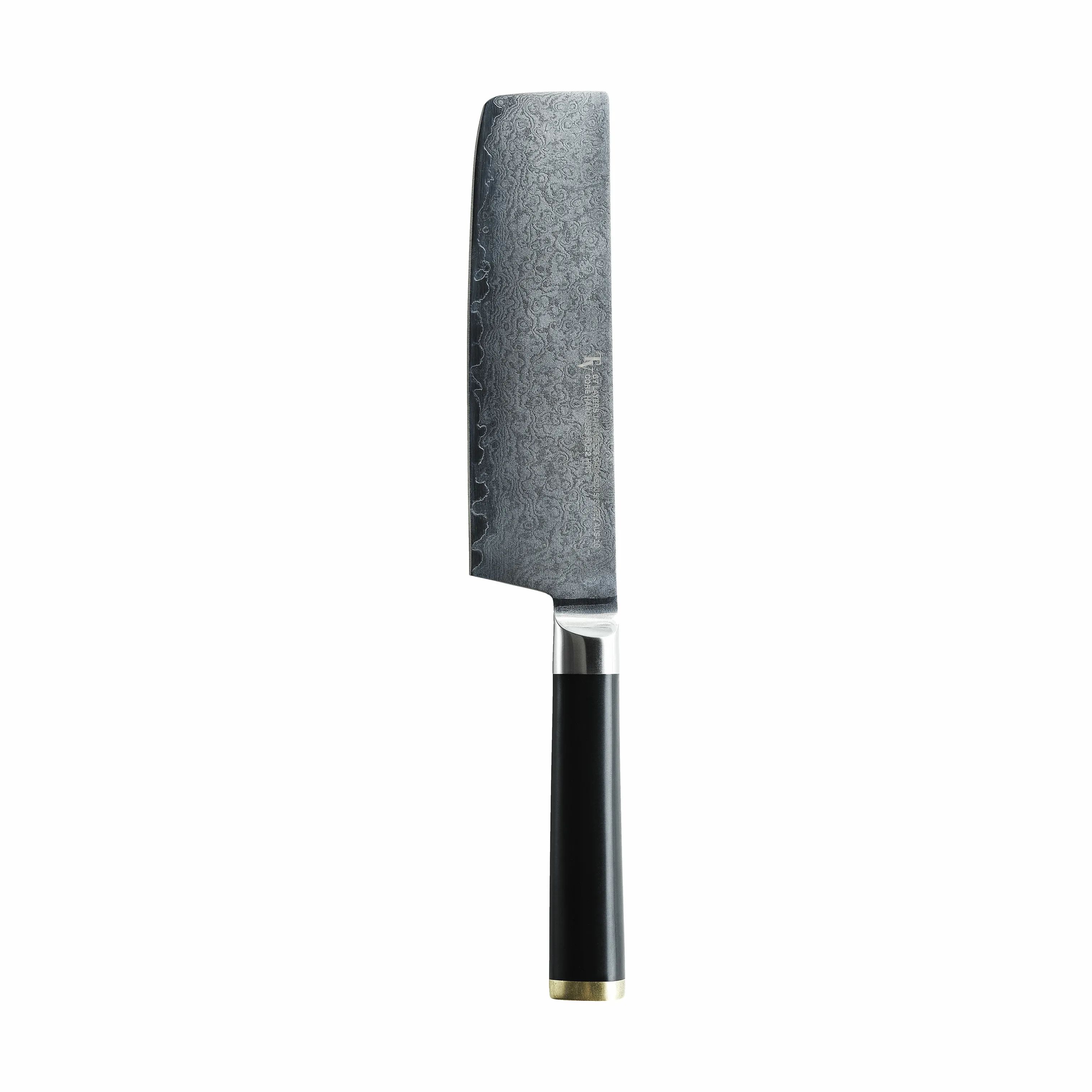 Timm Vladimir Kitchen Kokkeknive Damaskus Nakirikniv i Sort/messing, 1
