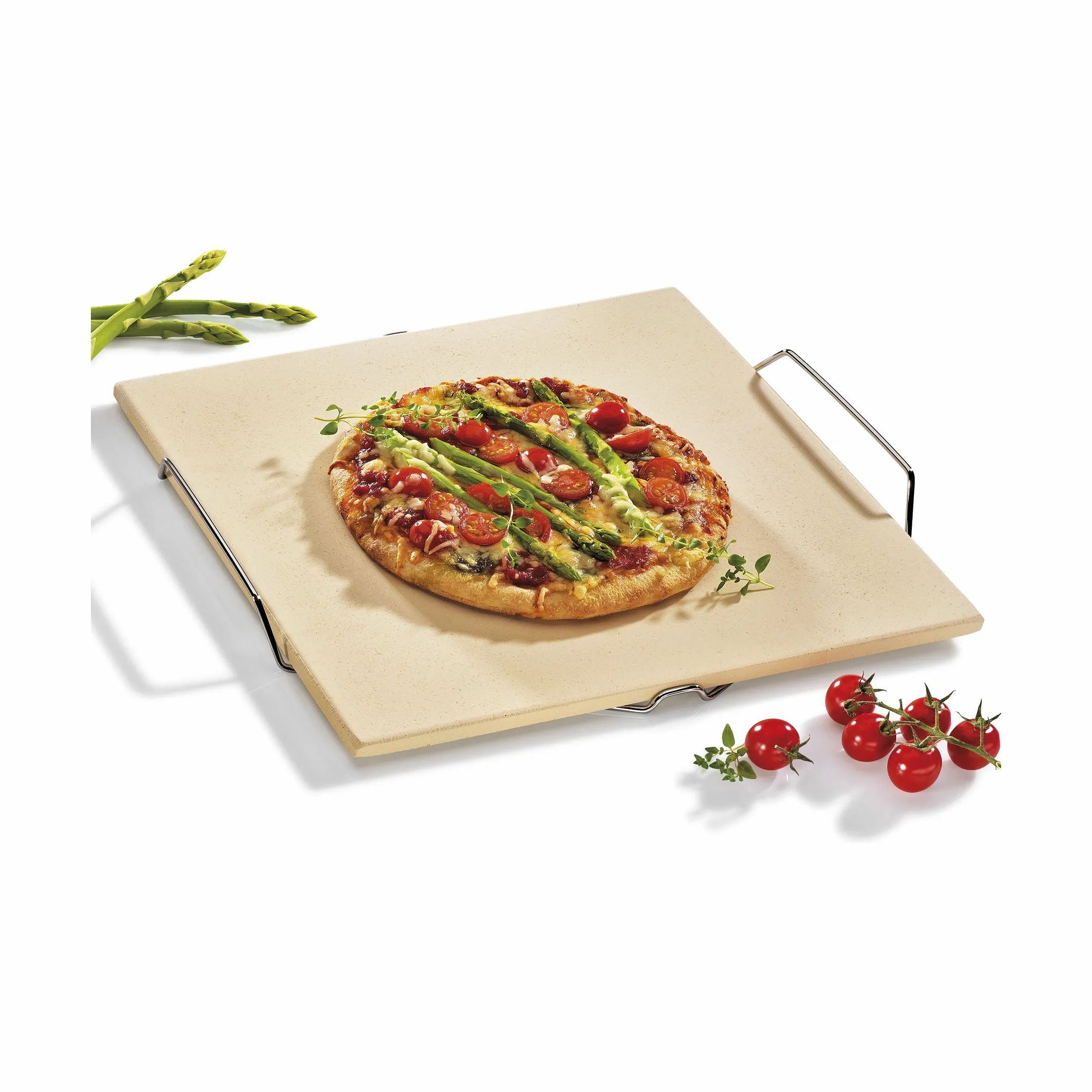 Küchenprofi Pizzasten Küchenprofi Pizza Kvadratisk Pizzasten m. stel i Grå, 1