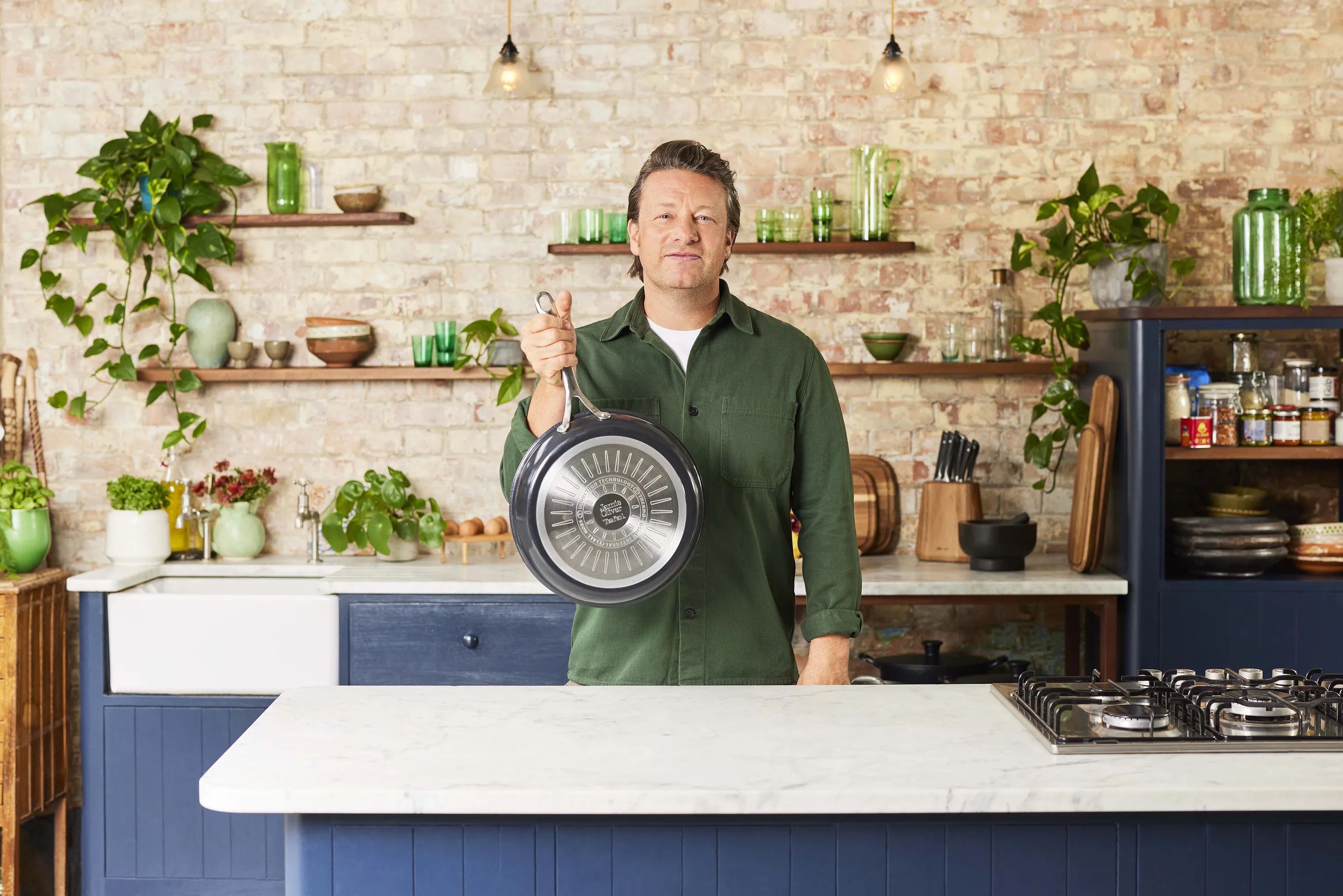 Jamie Oliver by Tefal Grydesæt Enjoy Grydesæt - 12 dele i Sort, 6
