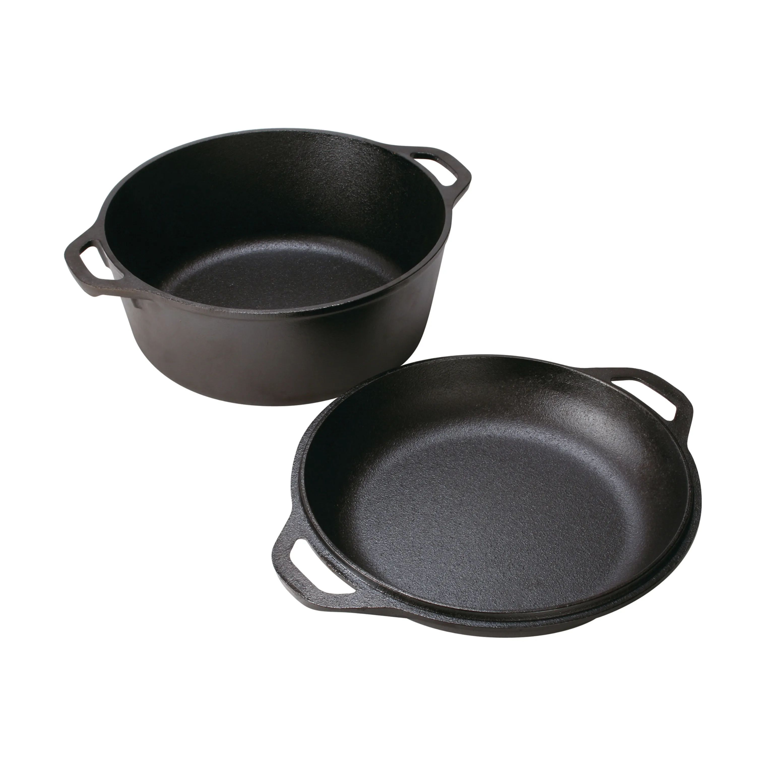 Lodge Cast Iron Gryder Classic 2i1 Stegegryde i Sort, 3