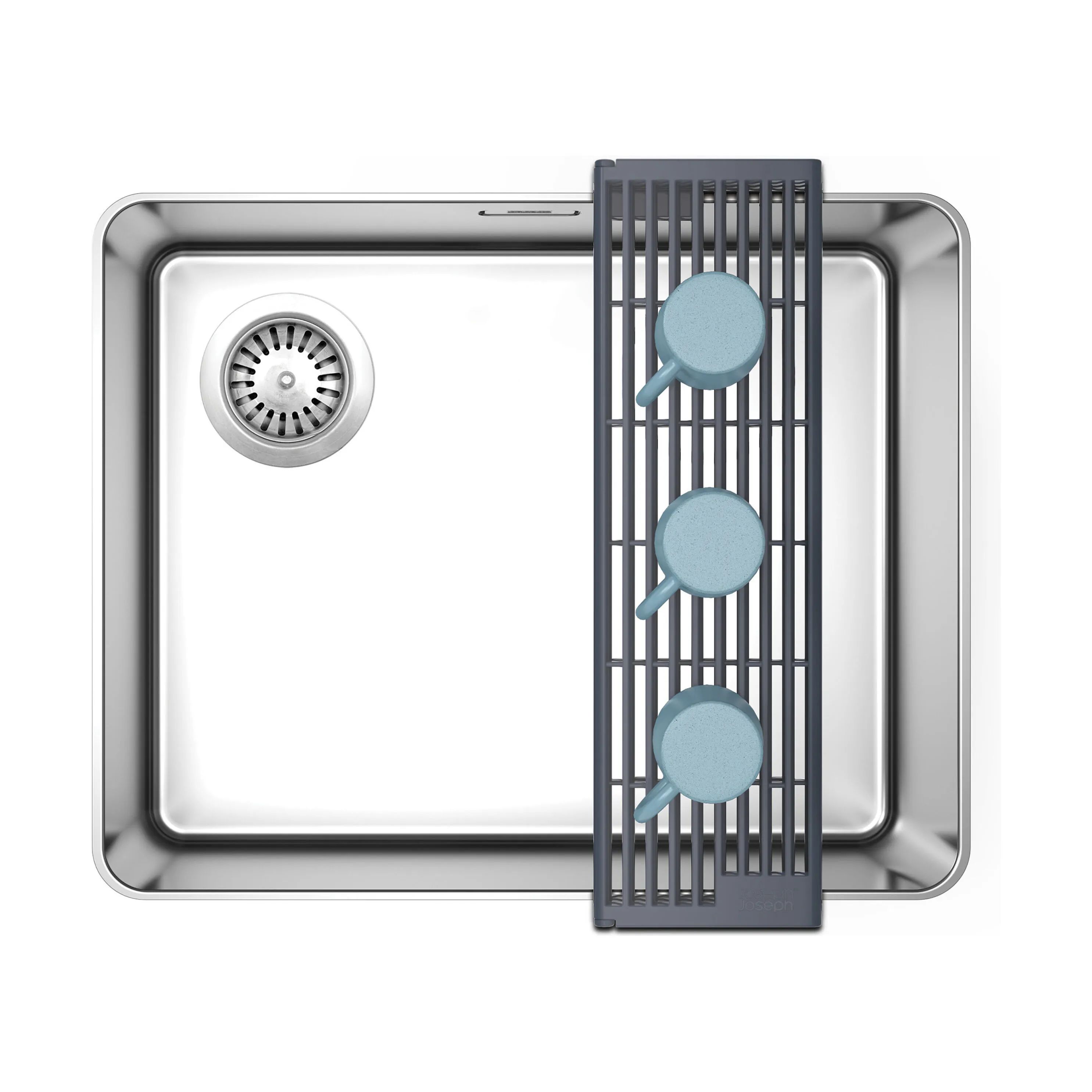 Joseph Joseph Opvaskemåtter Foldbar Opvaskeplade i Anthracite, 8