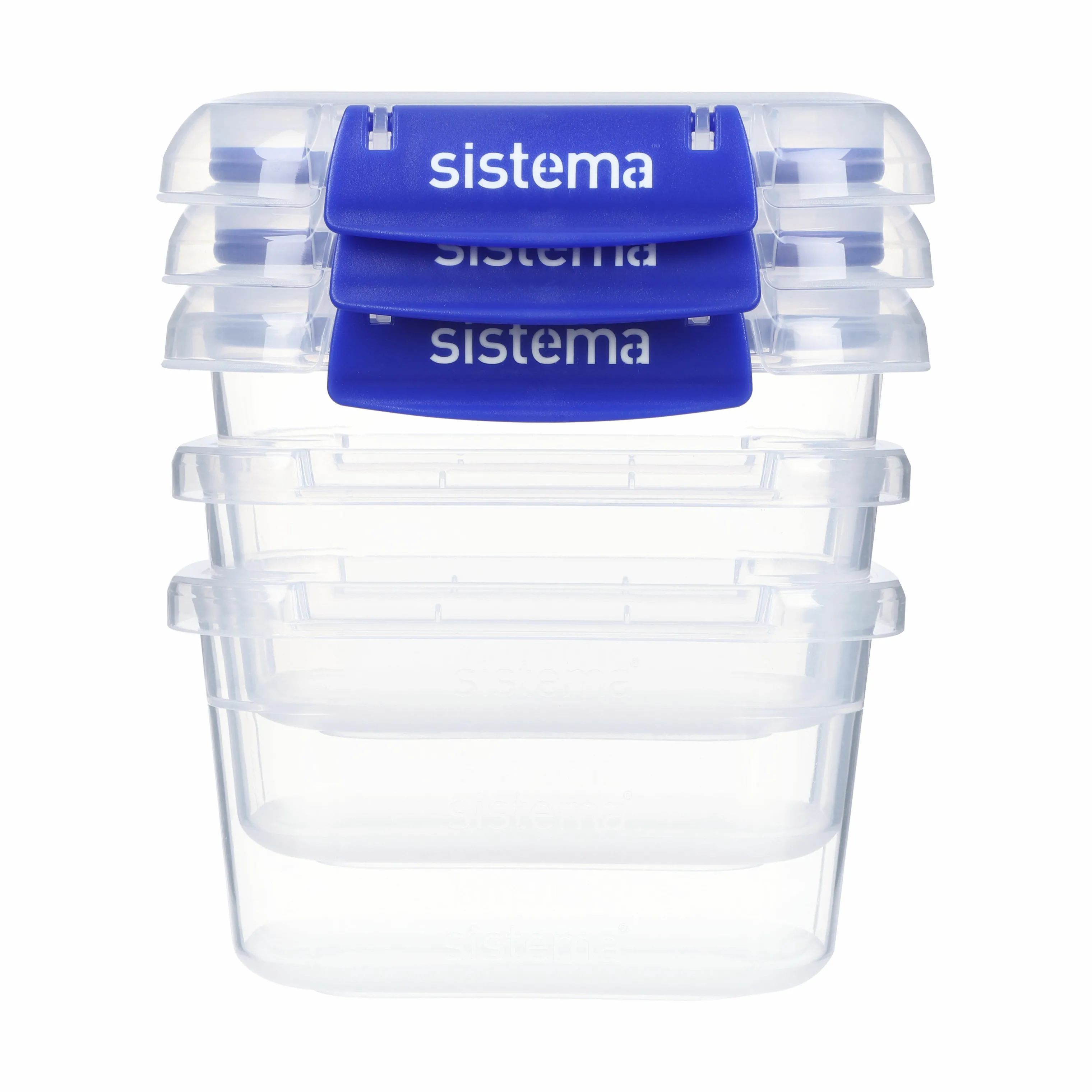 Sistema Opbevaringsbokse Klip It Plus Opbevaringsboks - 3 stk. i 3 stk. x 400 ml, 1