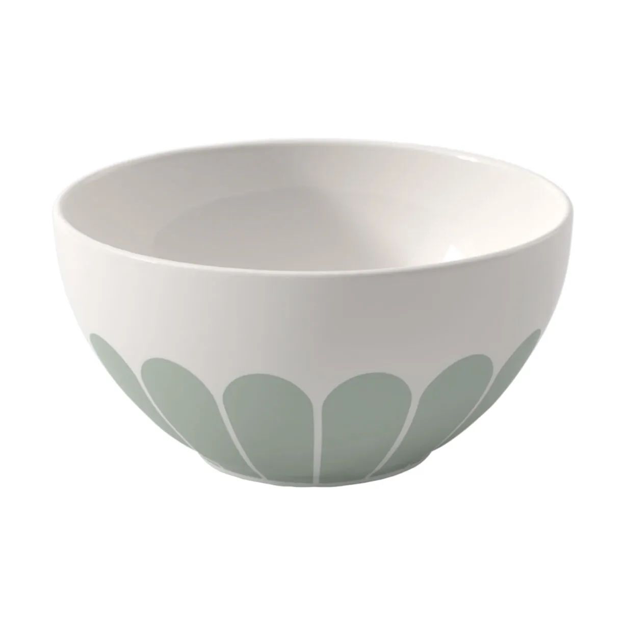 Villeroy & Boch Skåle Fleur Vert Skål i Hvid/grøn udenpå, 1