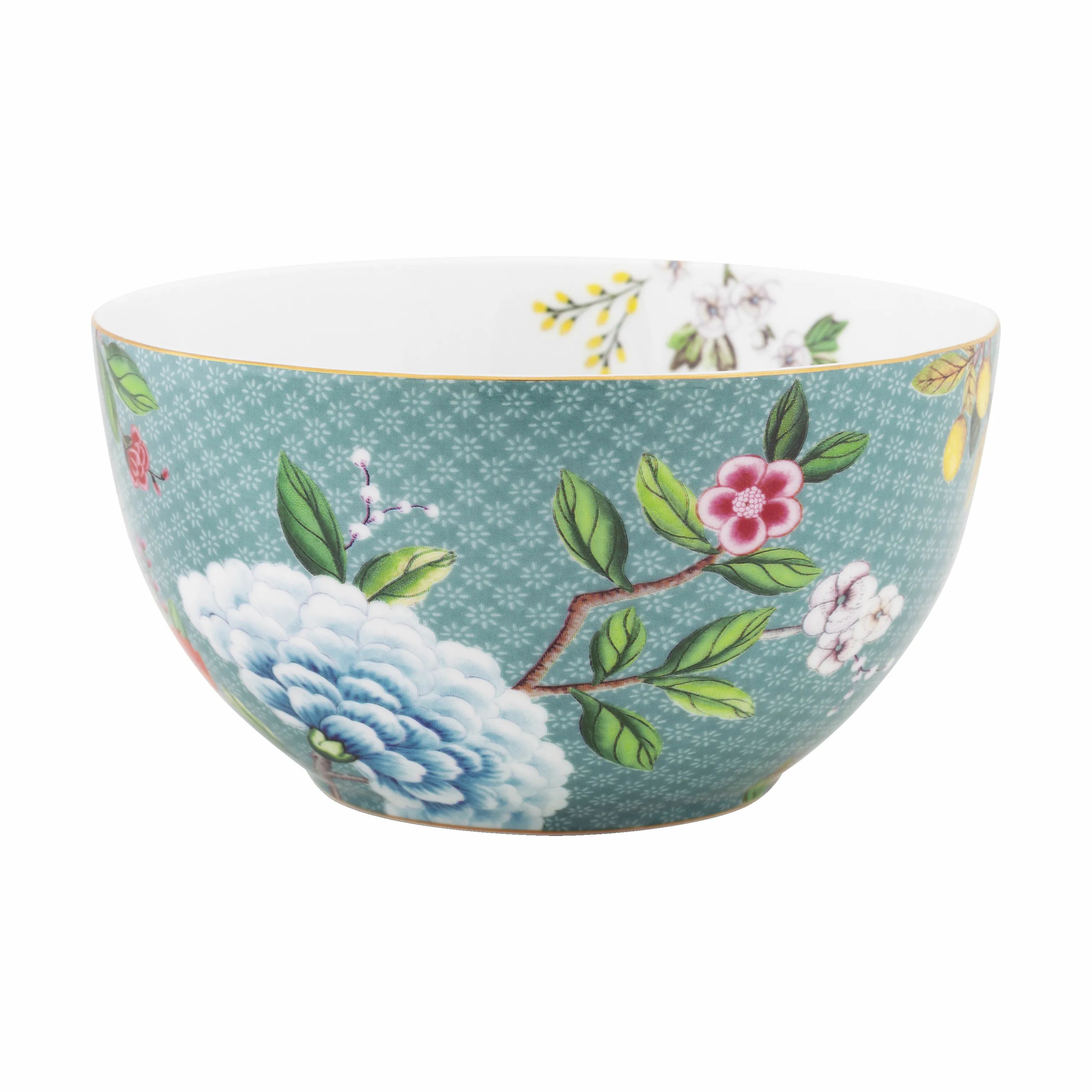 PIP Studio Serveringsskåle Blushing Bird Skål i Blå, 15 cm, 2