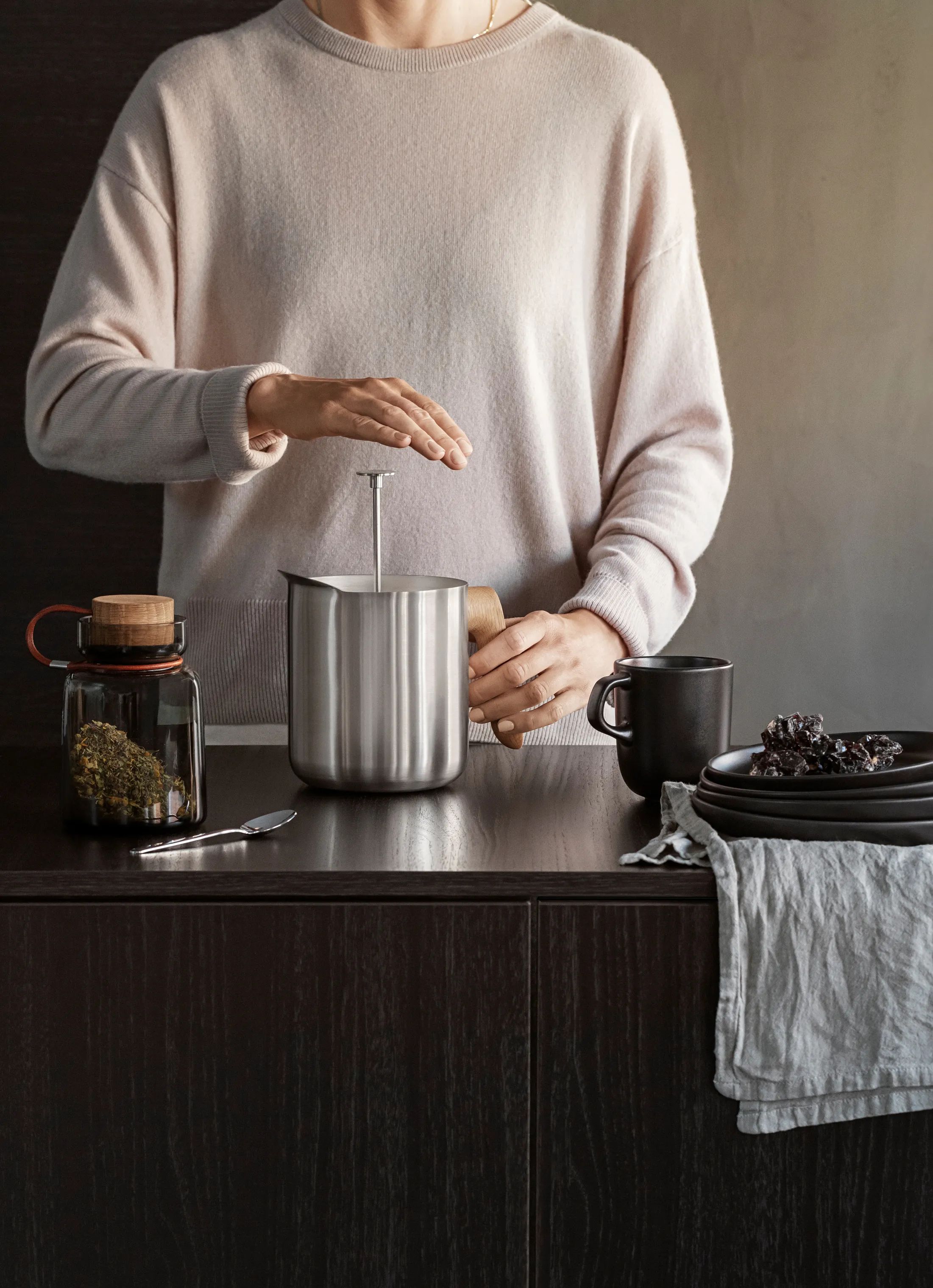 Eva Solo Stempelkander Nordic Kitchen Stempeltekande i Stål, 1 L, 2