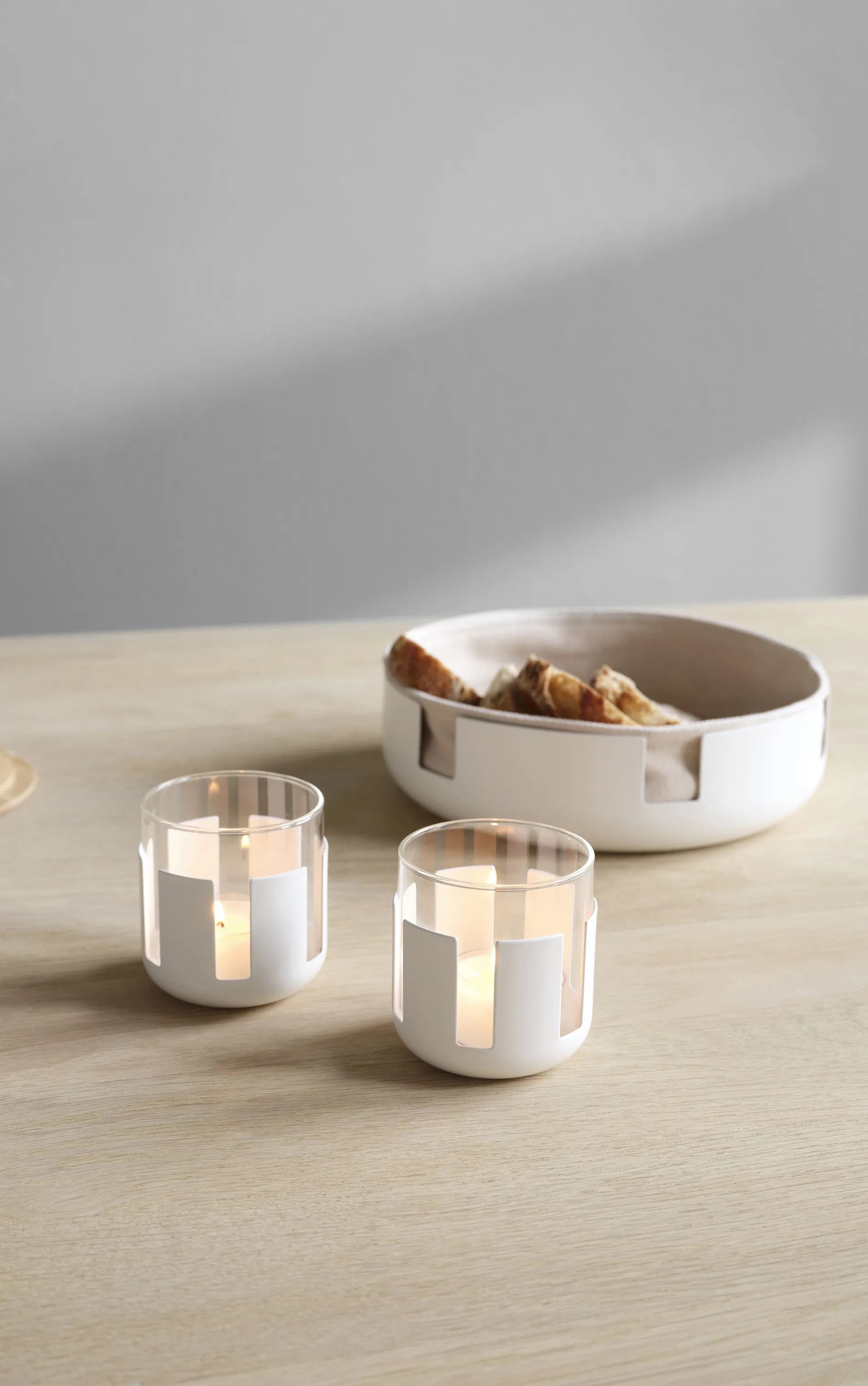 Stelton Fyrfadsstage Luna Fyrfadsstage - 2 stk. i soft white, 2