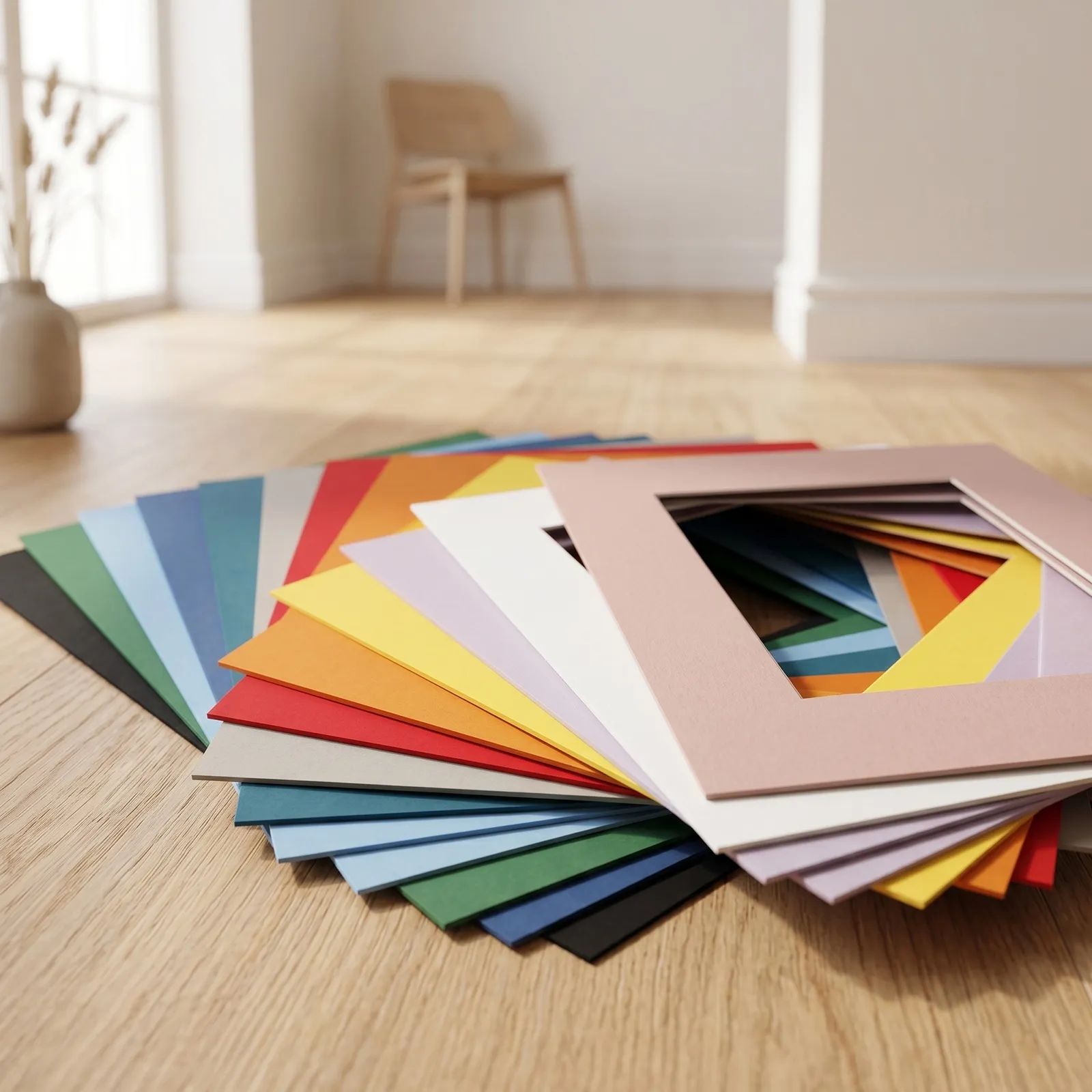 Poster&Frame Plakater Passepartout i Orange, B30 x L40 cm, 3