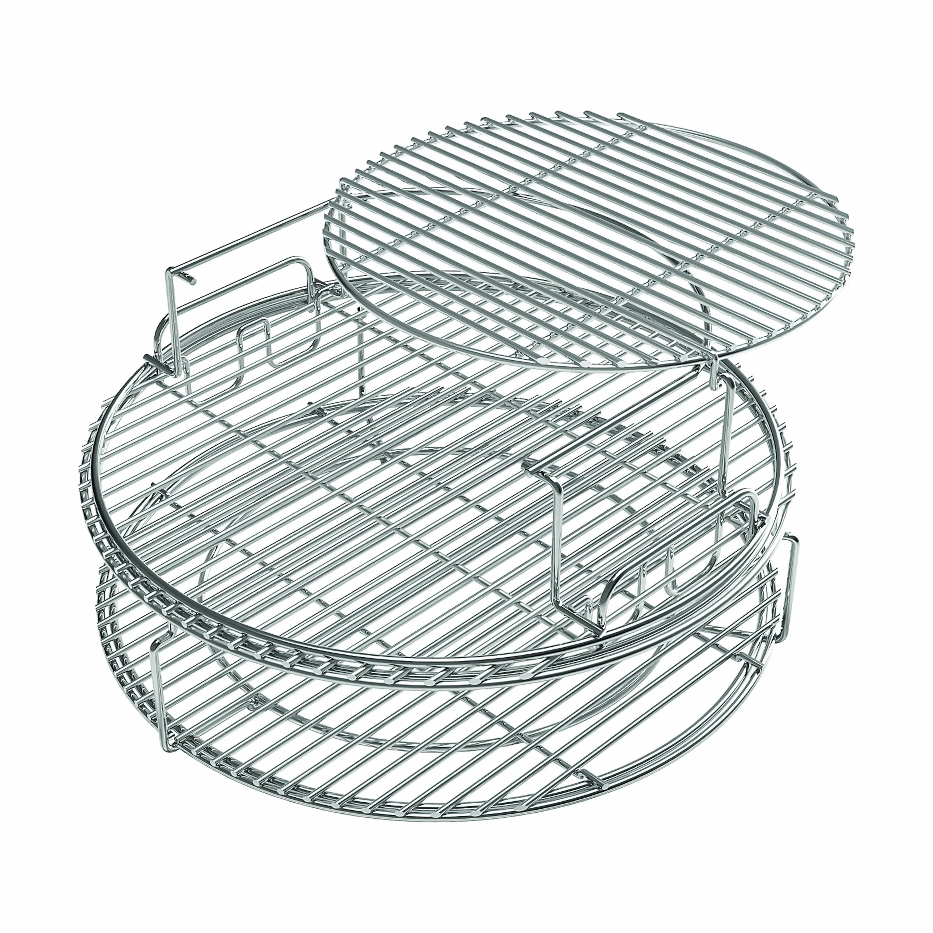 Big Green Egg Øvrigt grilltilbehør Racks & Grids EGGspandersæt Rist - 5 dele i Grå, 1
