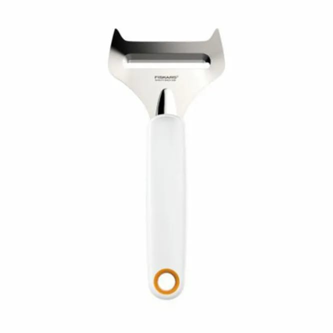 Fiskars Ostehøvle Functional Form Ostehøvl i Hvid/stål/orange, 1