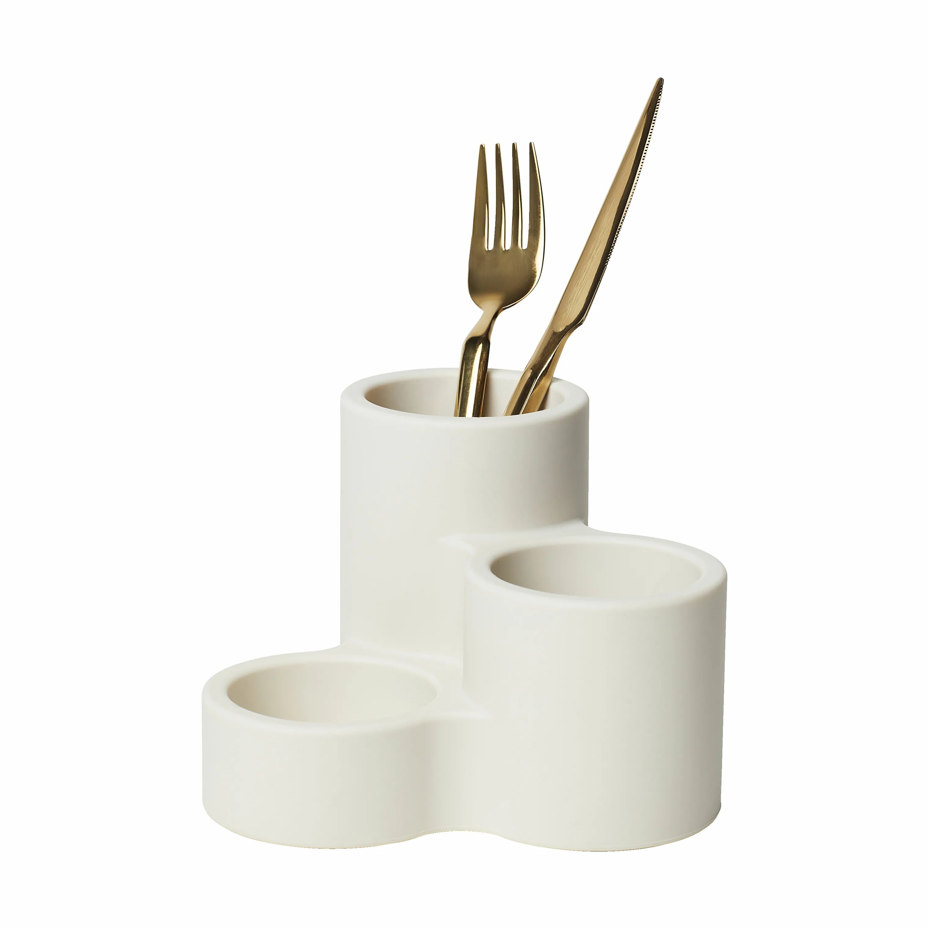 Spring Copenhagen Kontorartikler Circles Beholder i Beige, 3