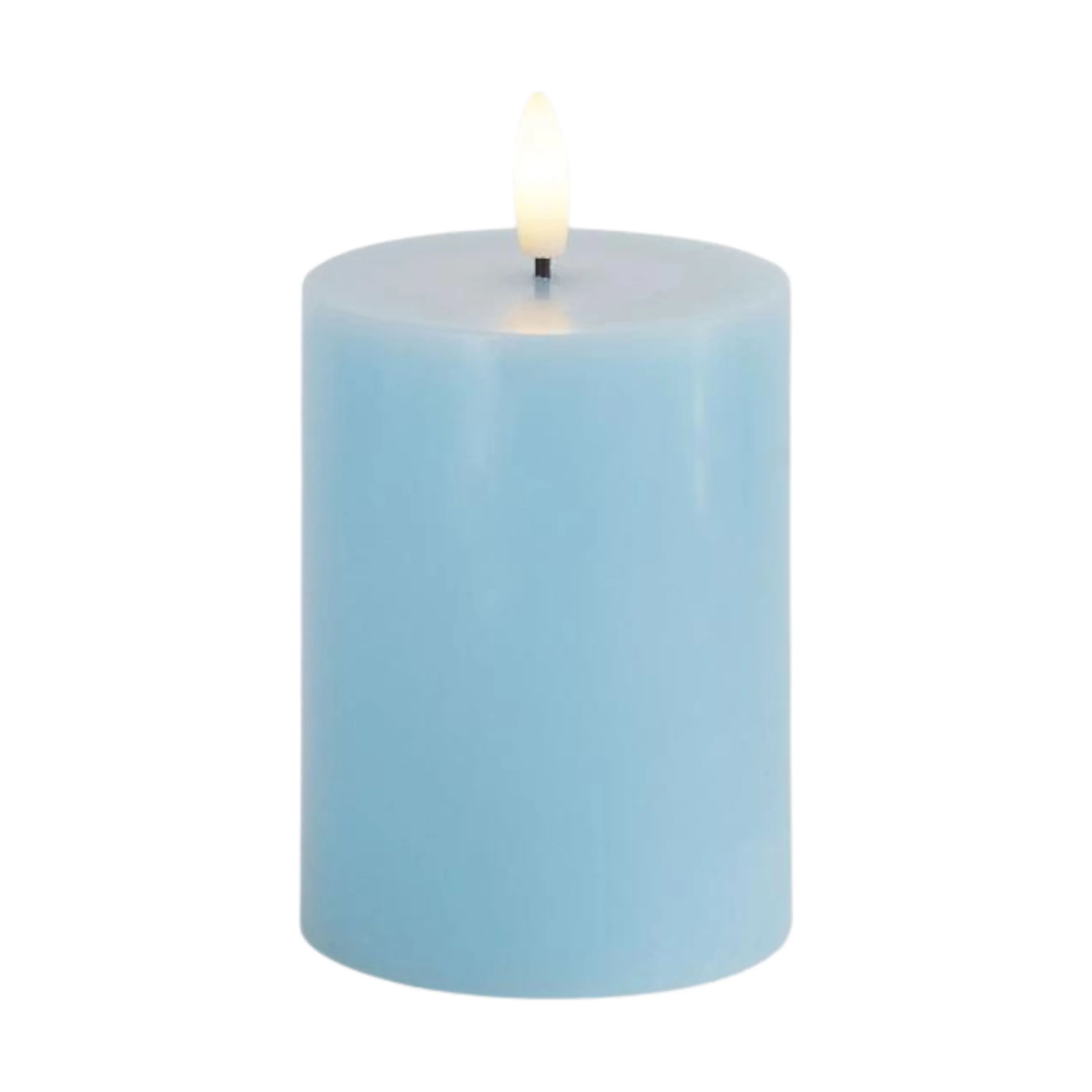 Sirius LED-lys Sille LED Bloklys i Blue Sky, H10 x Ø7,5 cm, 1