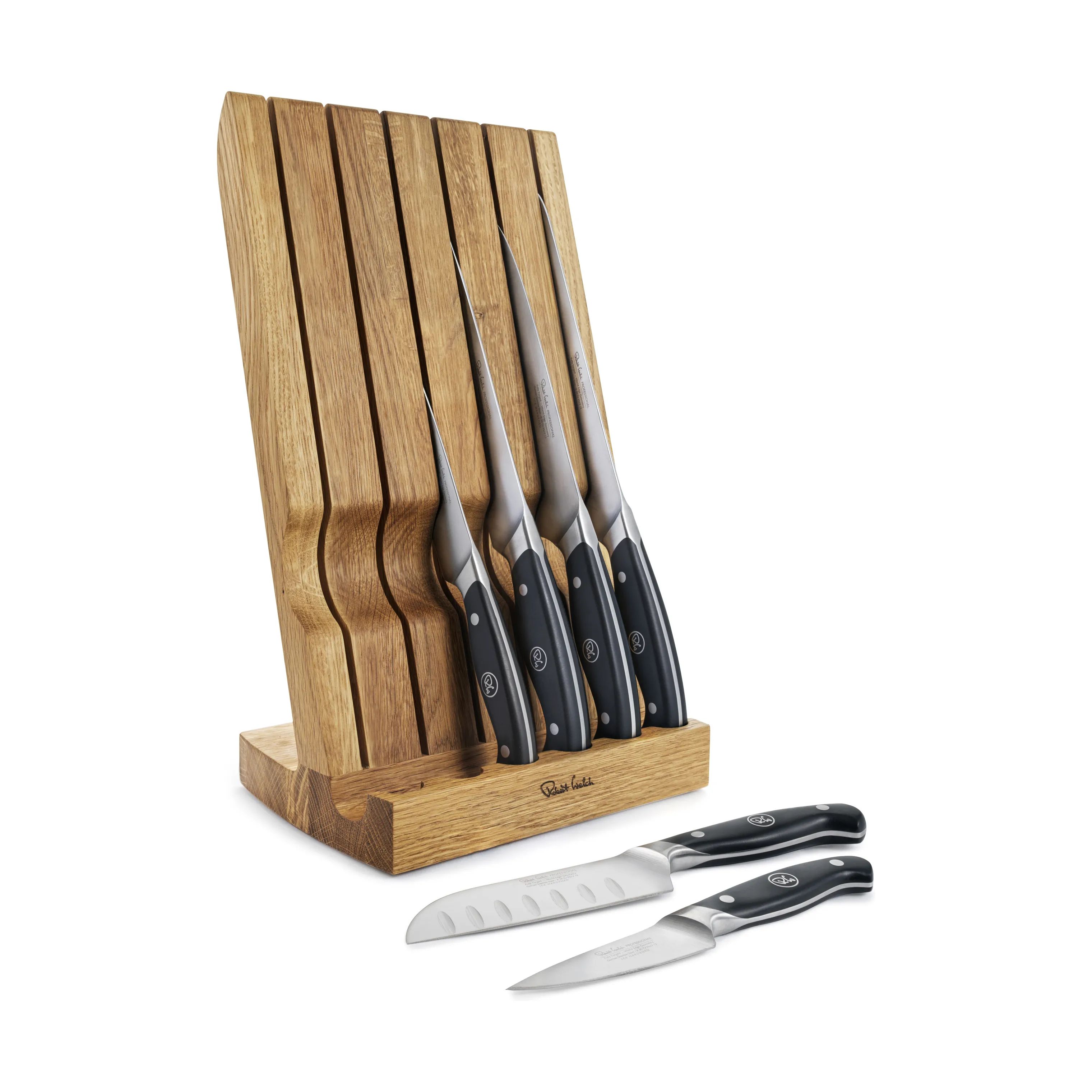 Robert Welch Knivblokke med knive Professional Knivblok - 7 dele i natur/sort, 1