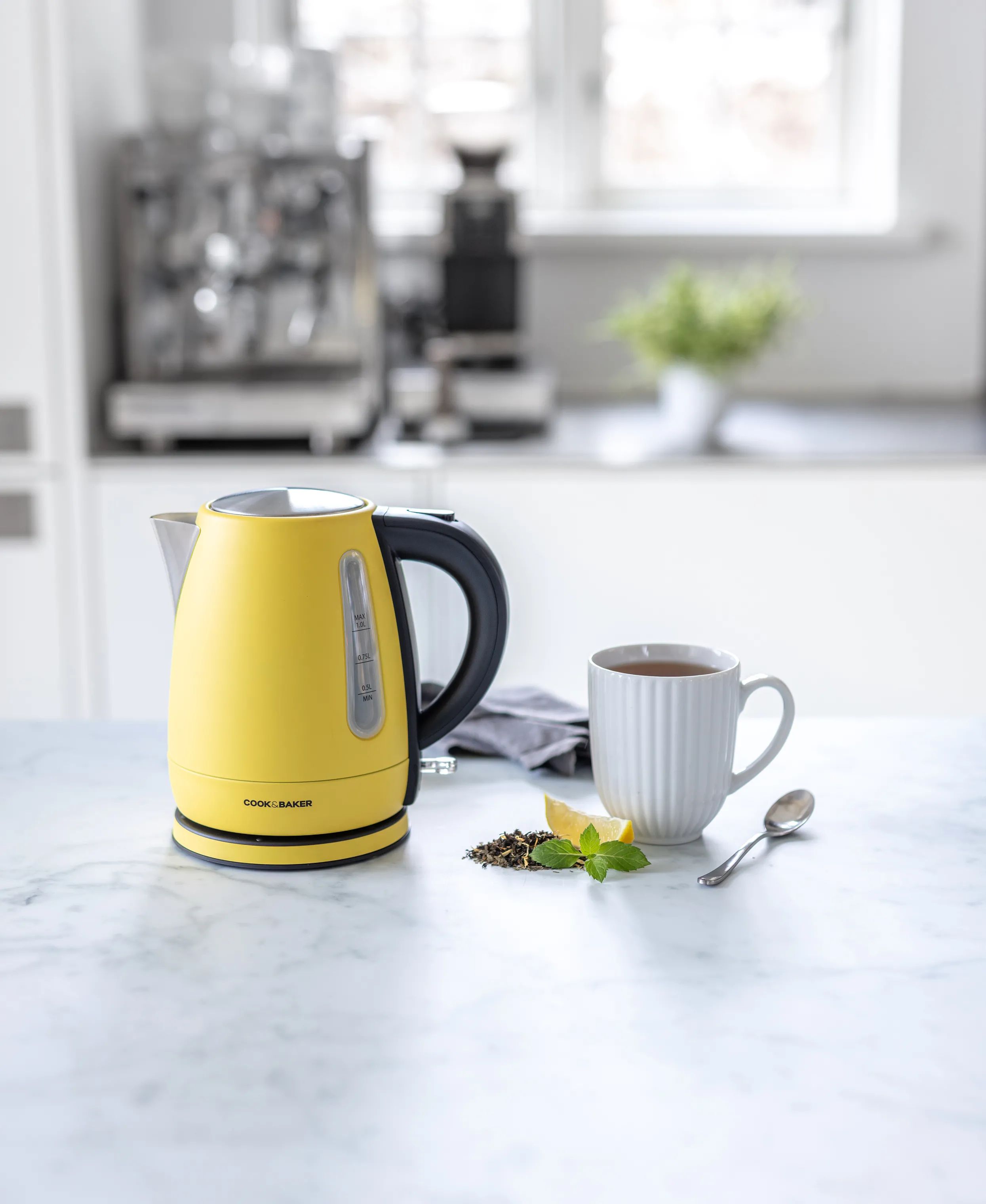Cook & Baker Elkedler Elkedel i Gul, 1 L, 2