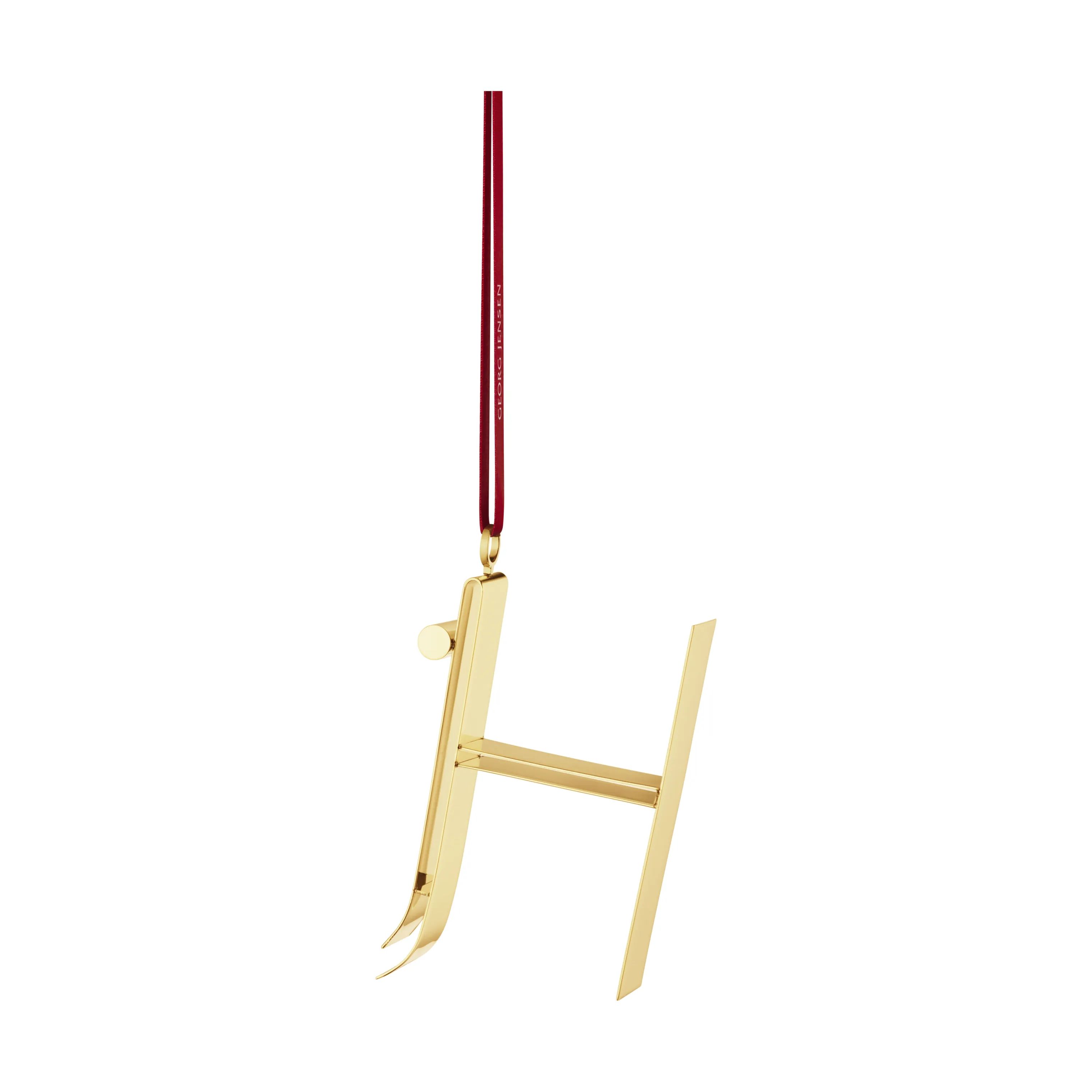 Georg Jensen Juleophæng Seasonal Christmas Collection Bogstavornament - H i H, 1