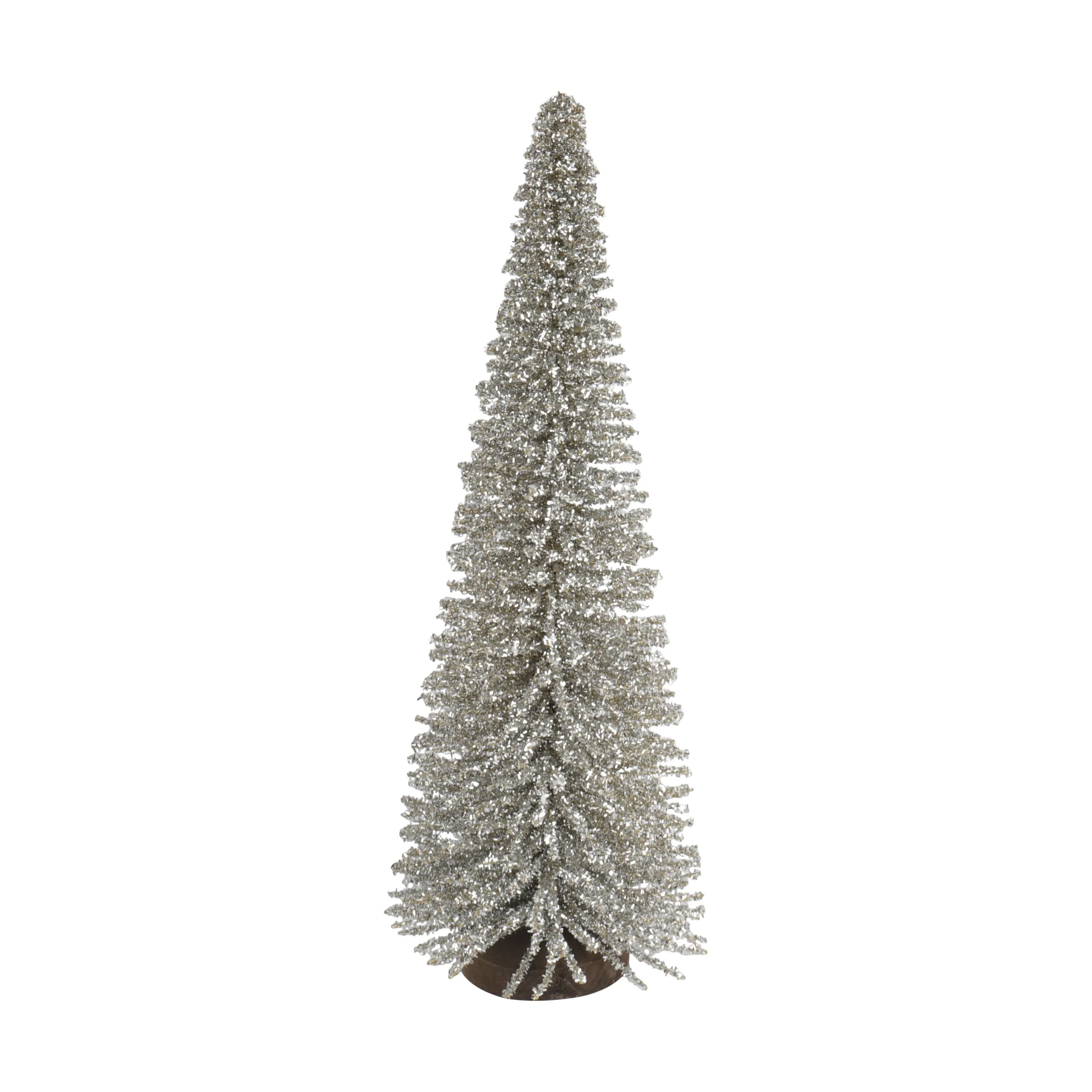 Casa Christmas Øvrigt julepynt Glittertræ i Sølvfarvet, 60 cm, 1