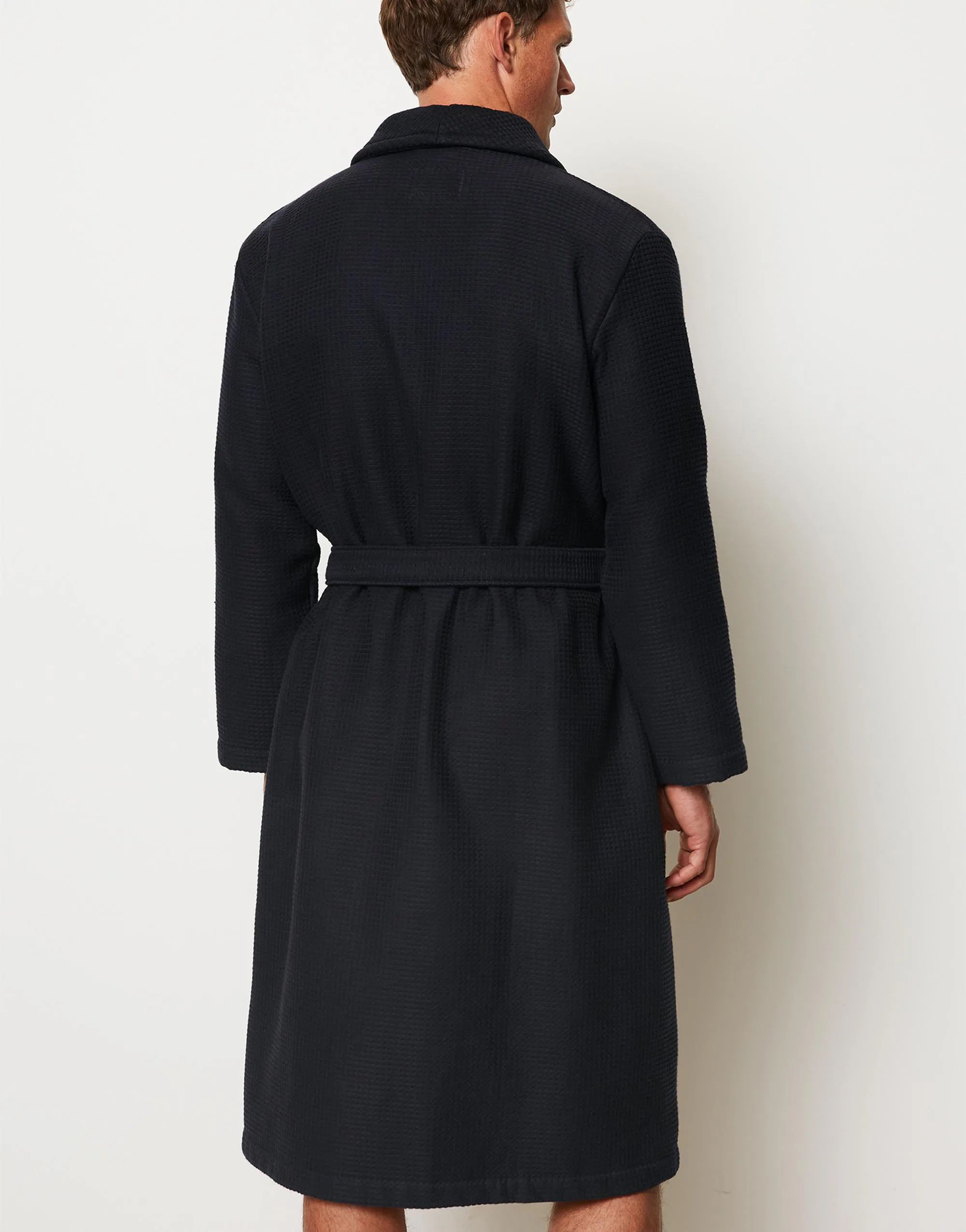 Essenza Morgenkåber Premium Badekåbe i Dark Navy, Mand - L, 5