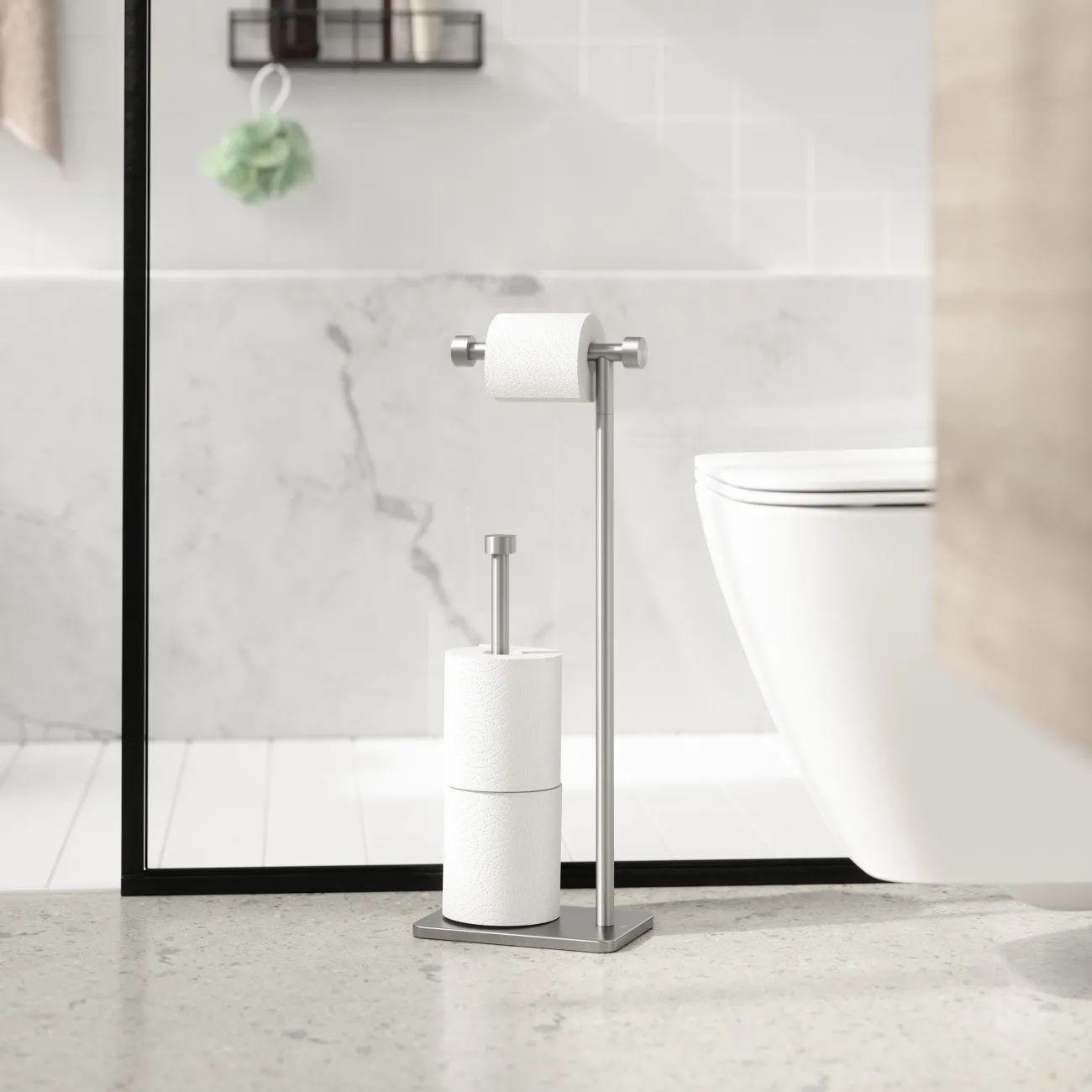 Umbra Tilbehør til bad Cappa Toiletrulleholder i Crome, 2