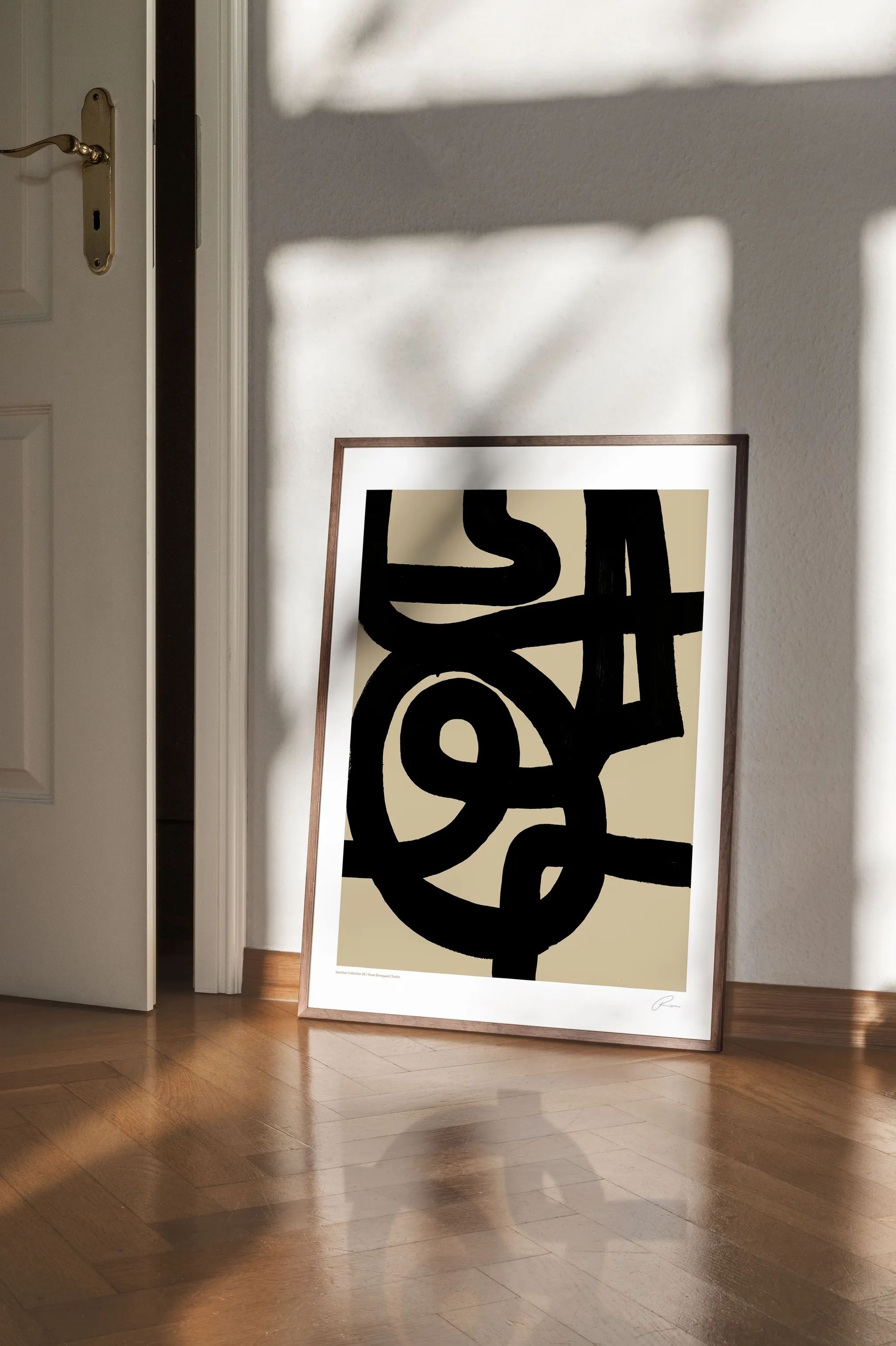 Poster&Frame Plakater Plakat - Intuition Collection 06 i B50 x L70 cm, 2