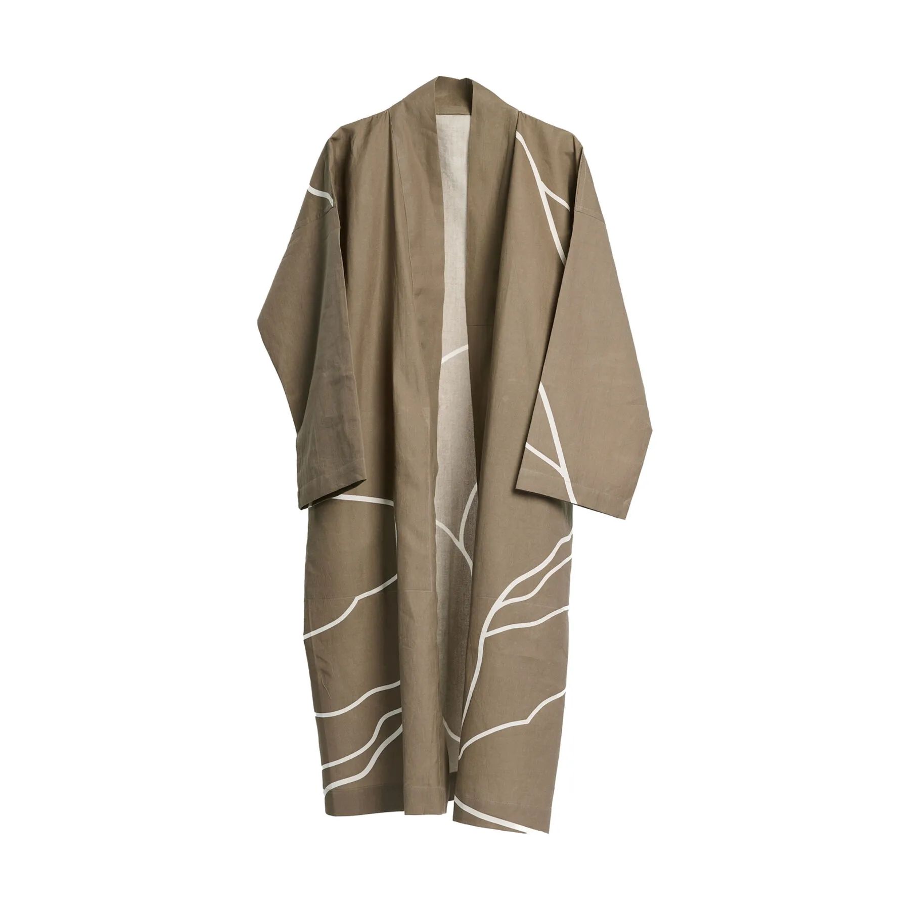 The Organic Company Morgenkåber Reconnect Morgenkåbe i Brun, M/L, 4