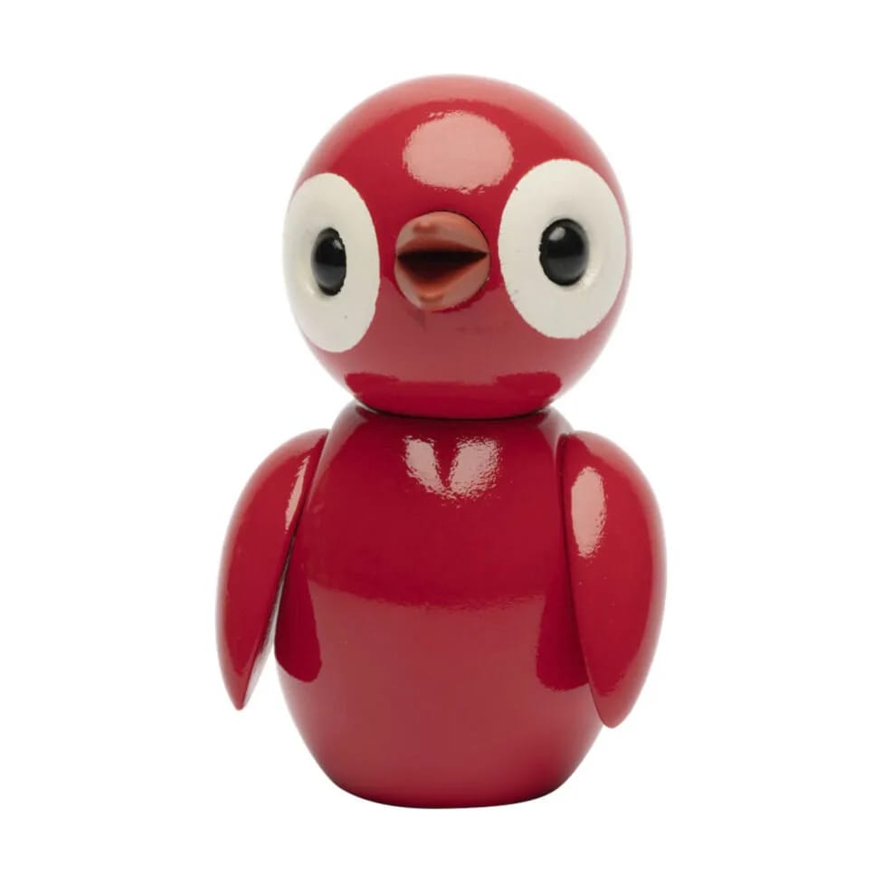 Spring Copenhagen Dyrefigurer Fugl - Remarkable Red i Rød, 1