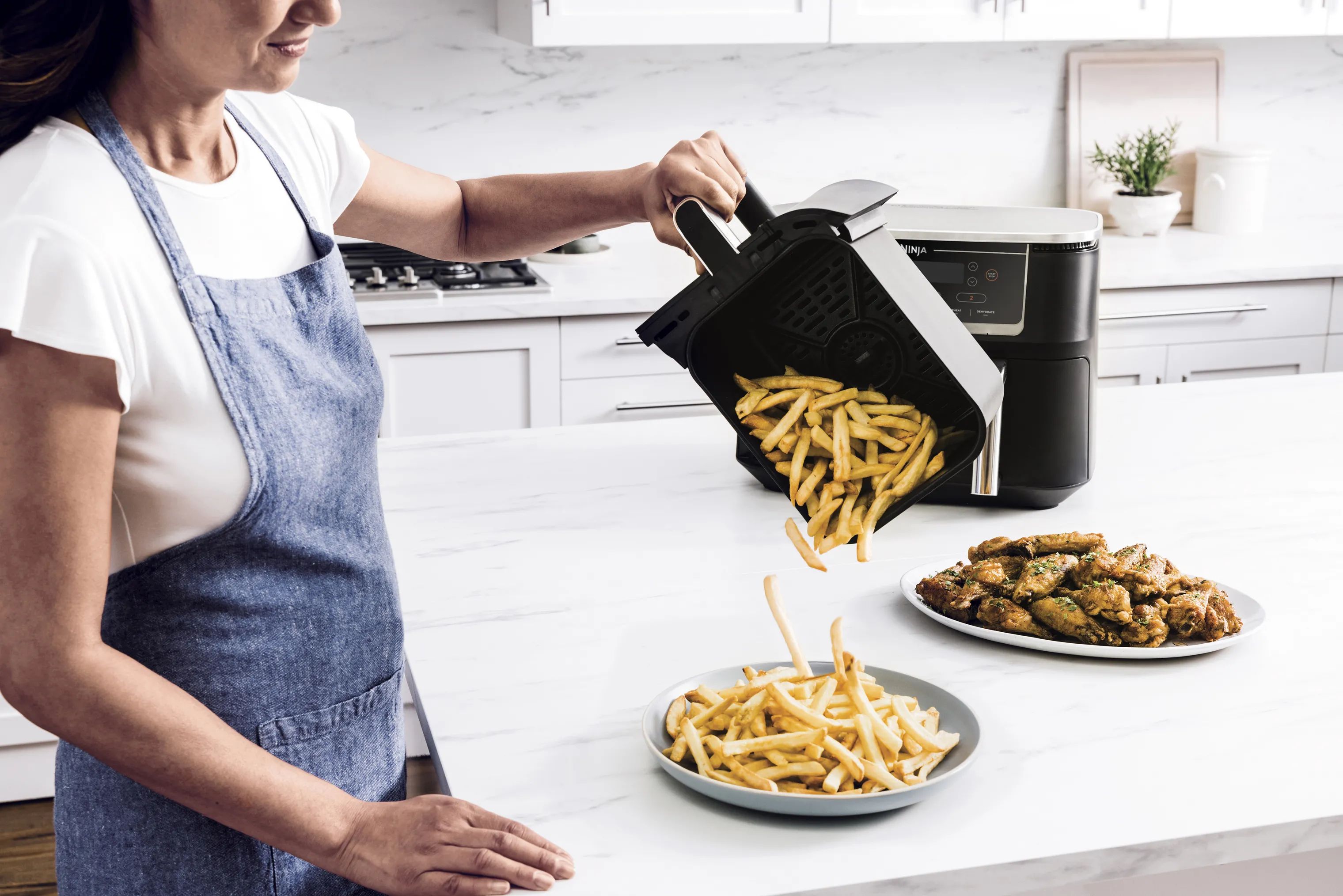 Ninja Airfryers Foodi Max Dual Airfryer m. termometer i sort, 2