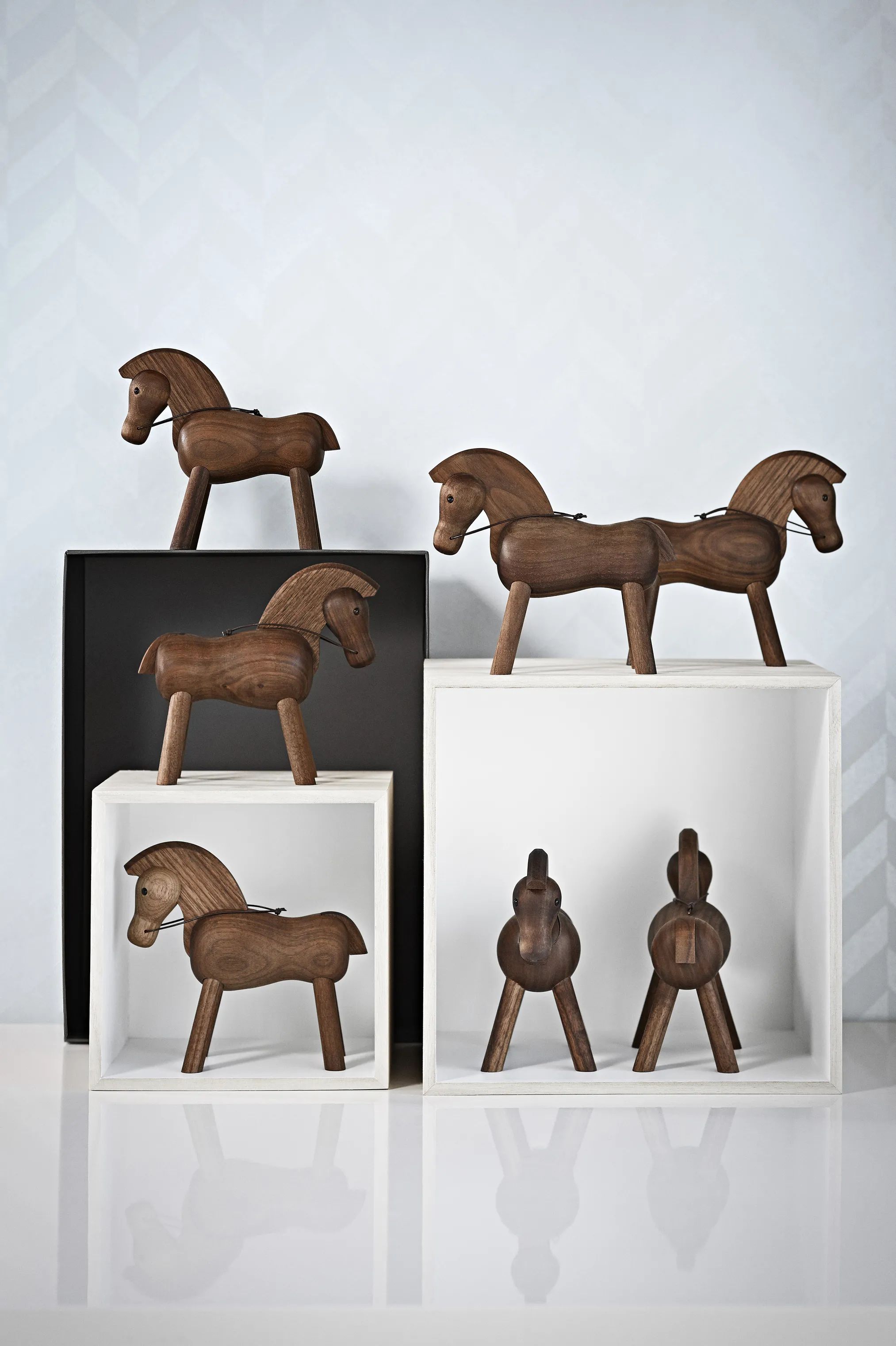 Kay Bojesen Dyrefigurer Hest i Valnød, 14 cm, 3