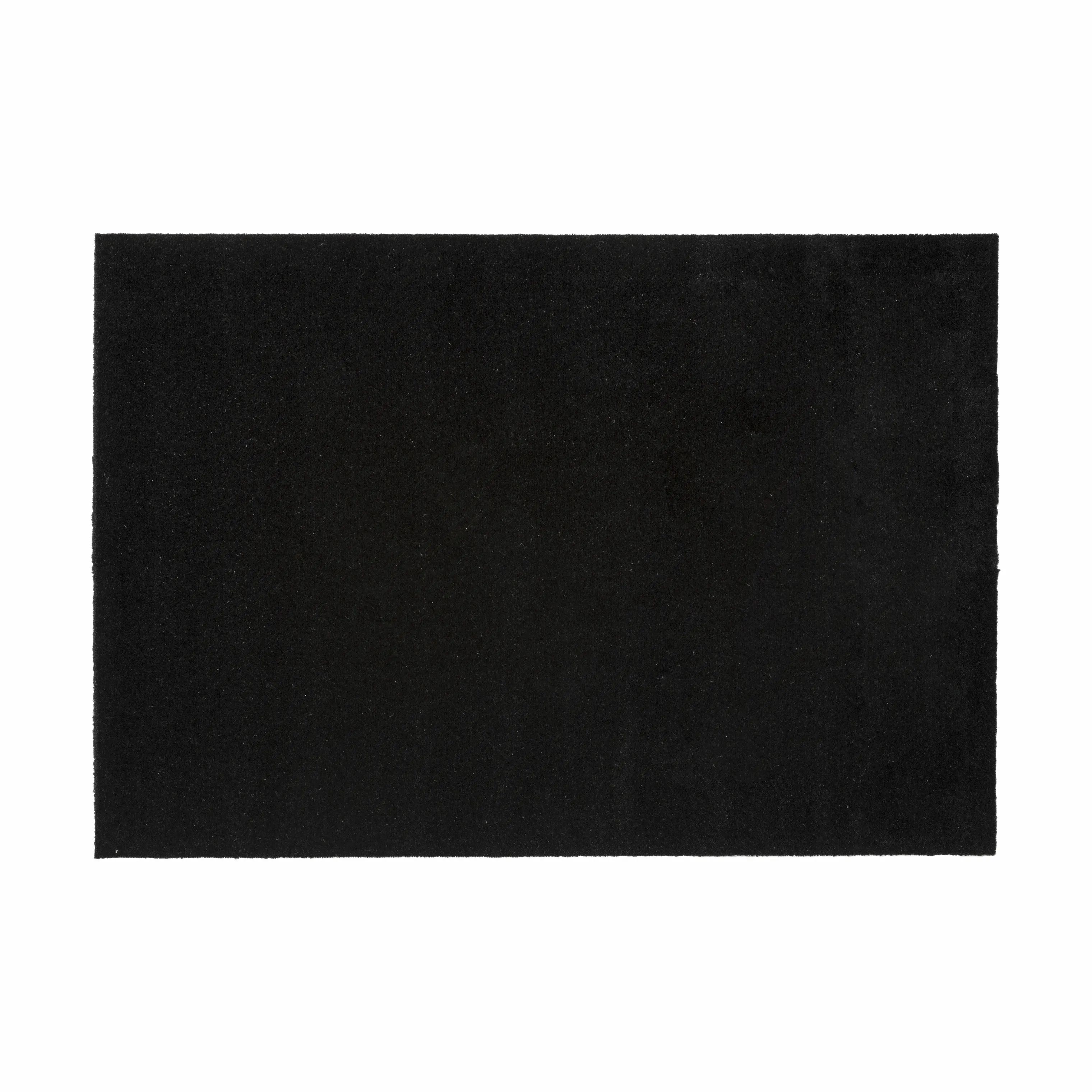 Tica Copenhagen Gulvtæpper Uni Color Gulvtæppe i Sort, B90 x L130 cm, 1