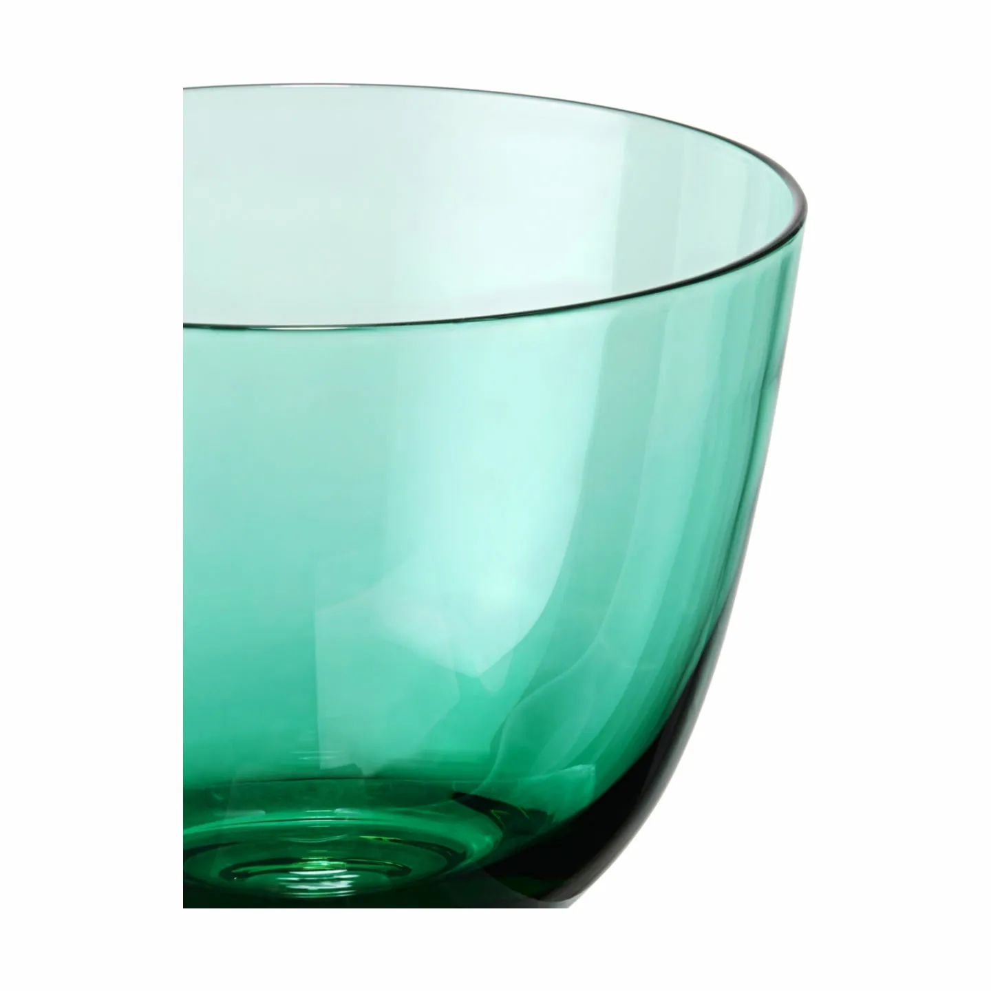 Holmegaard Vandglas Flow Vandglas i Emerald green, 3