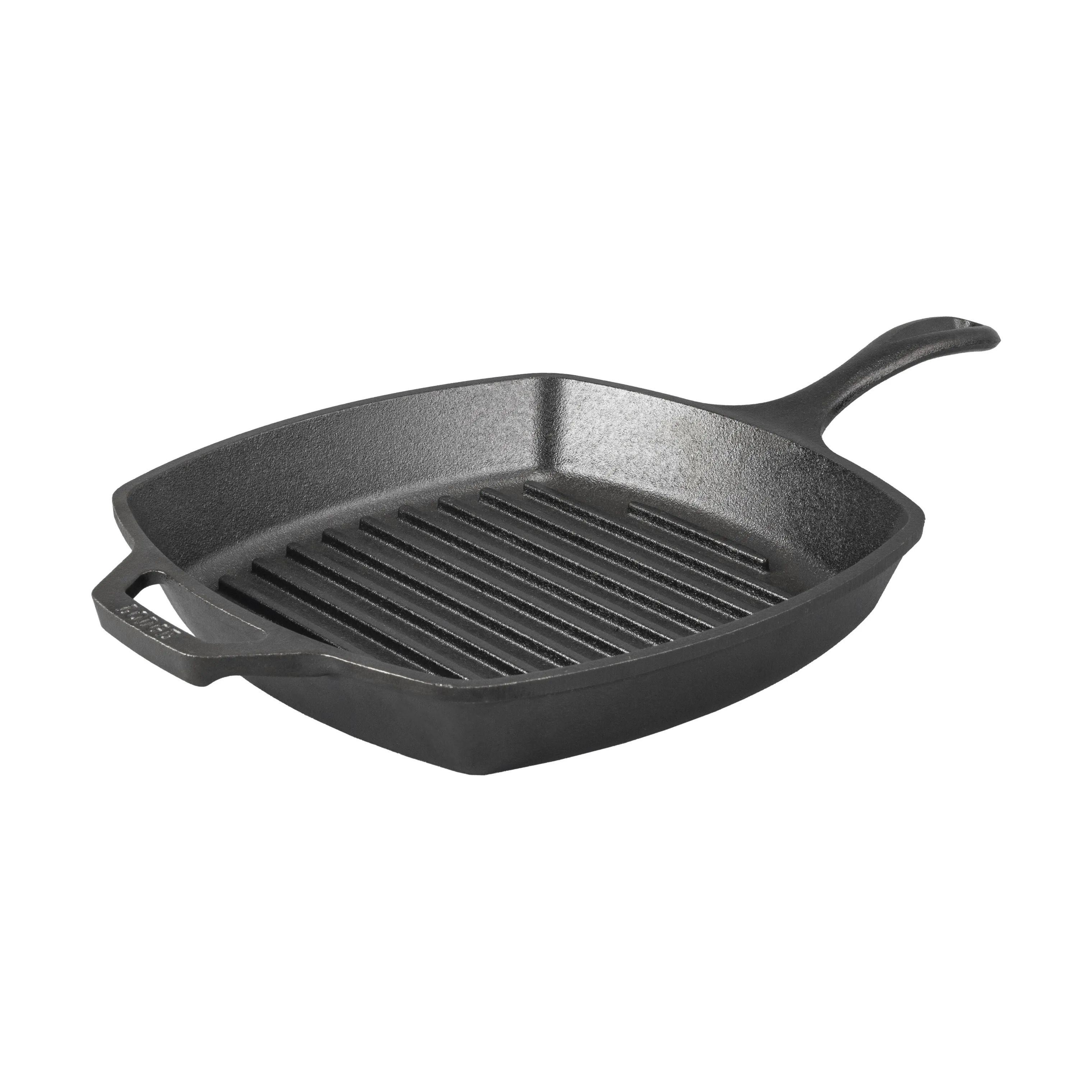 Lodge Cast Iron Grillpander Classic Grillpande i Sort, 1