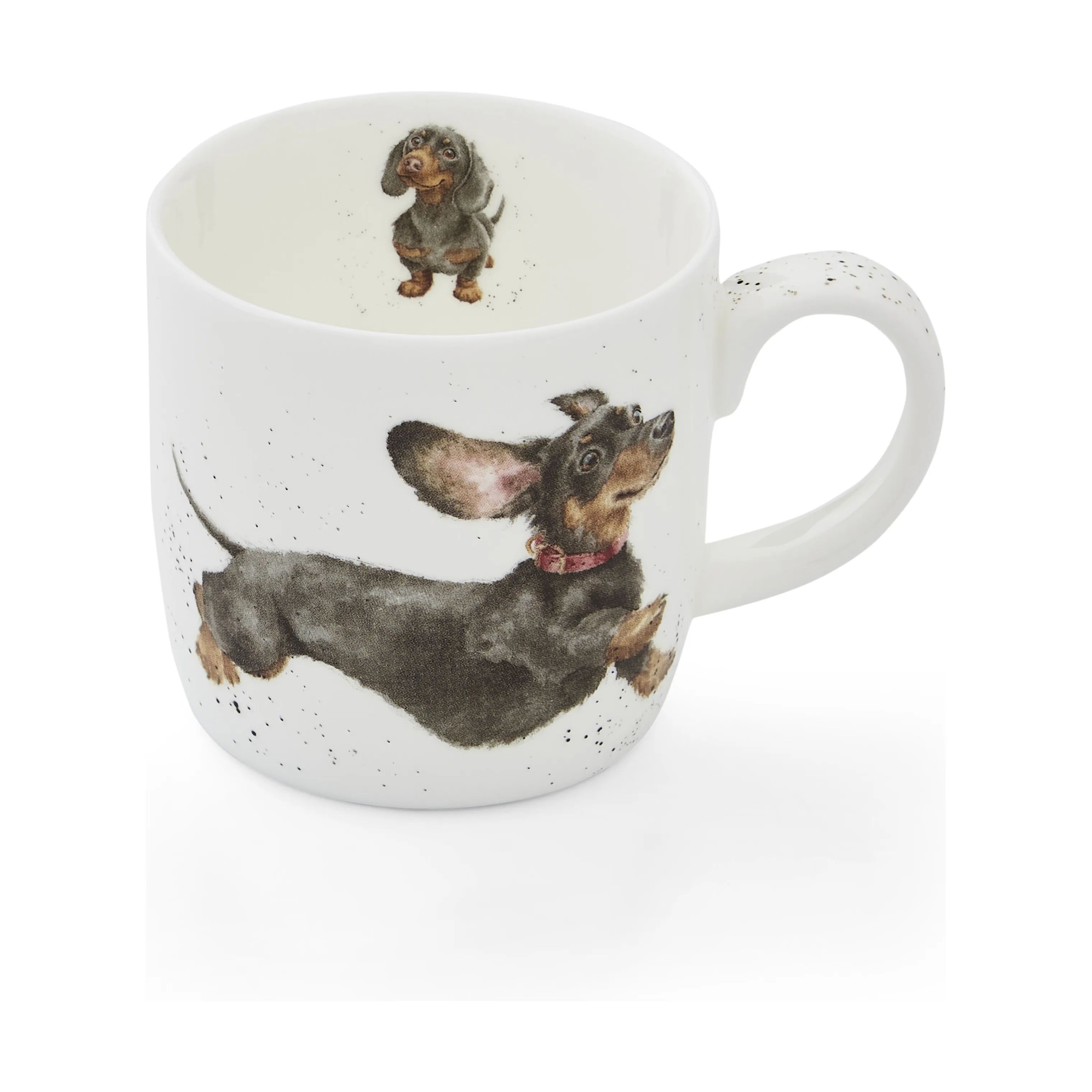 Royal Worcester Krus og kopper med hank Wrendale Krus - Friday feeling i Gravhund, 1