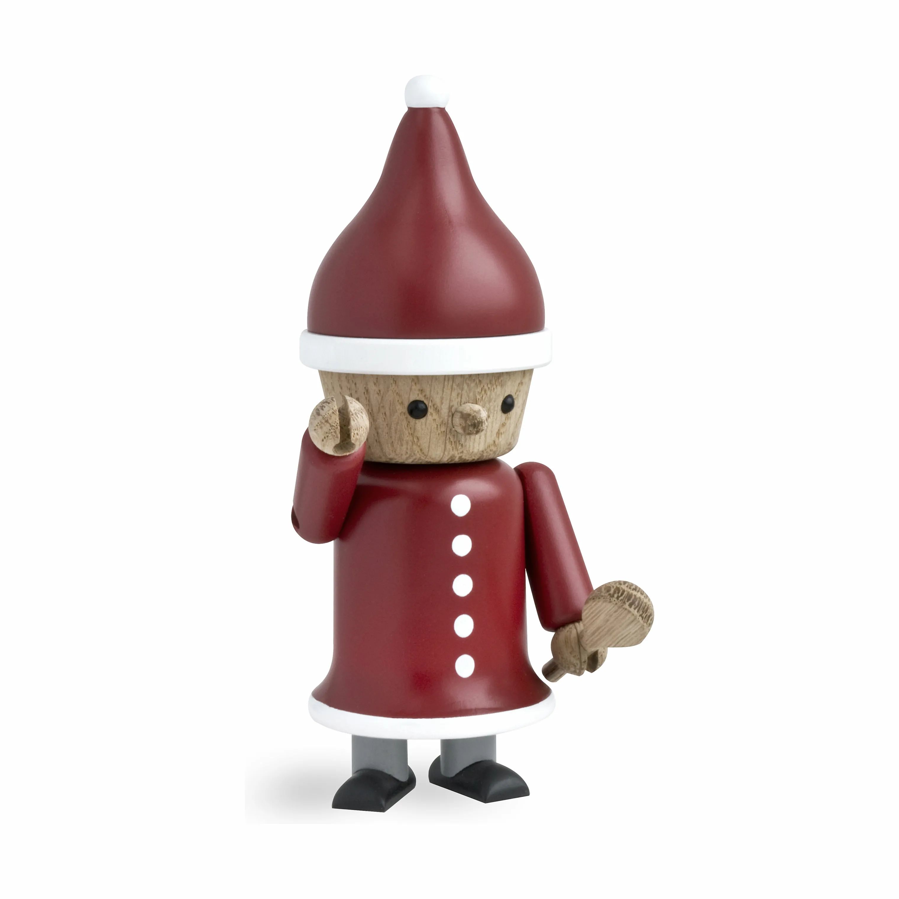 Novoform Nisser Figur - Julekone i Rød, 4