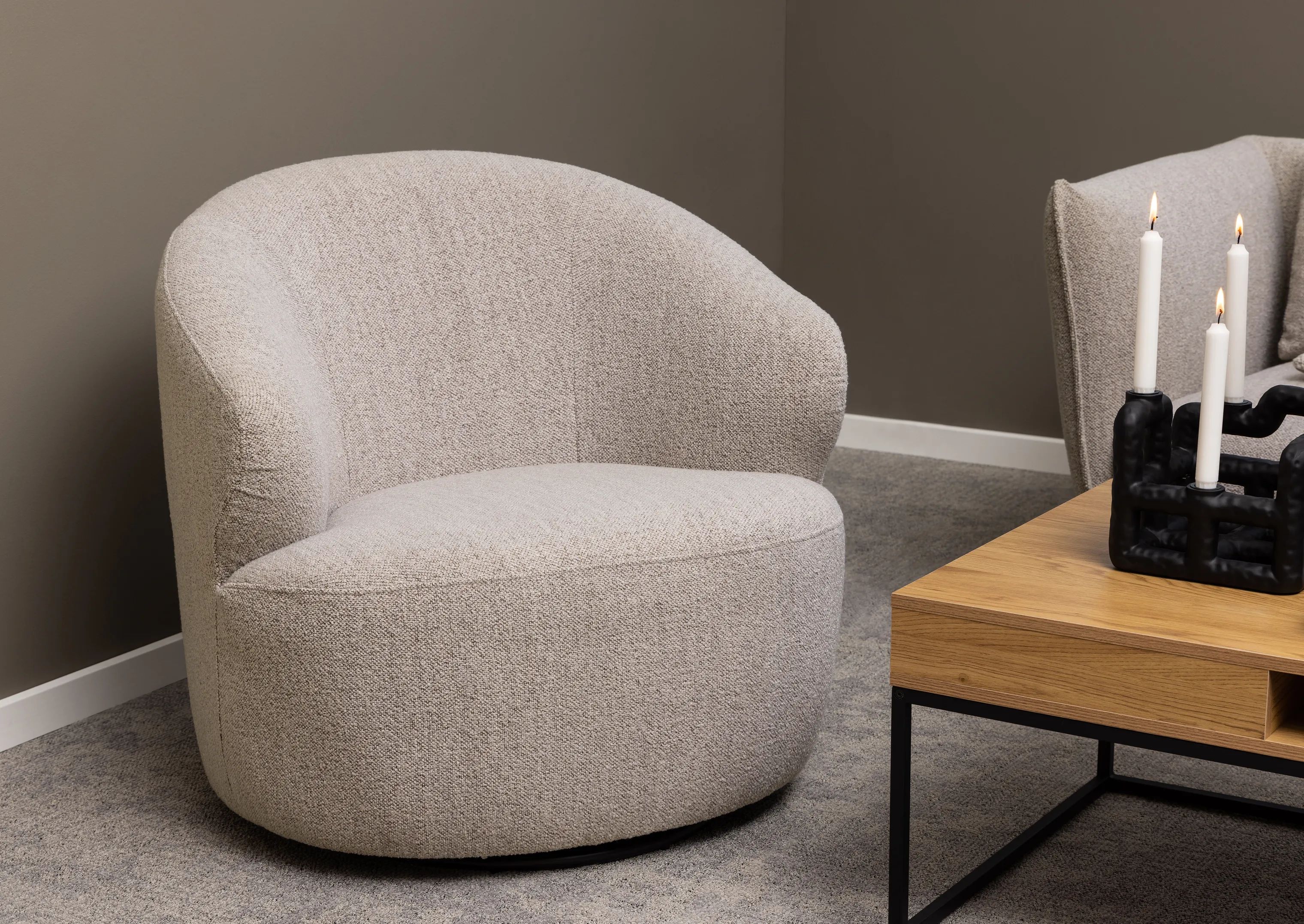 CASA Living Lænestole Westport Loungestol i Beige, 6