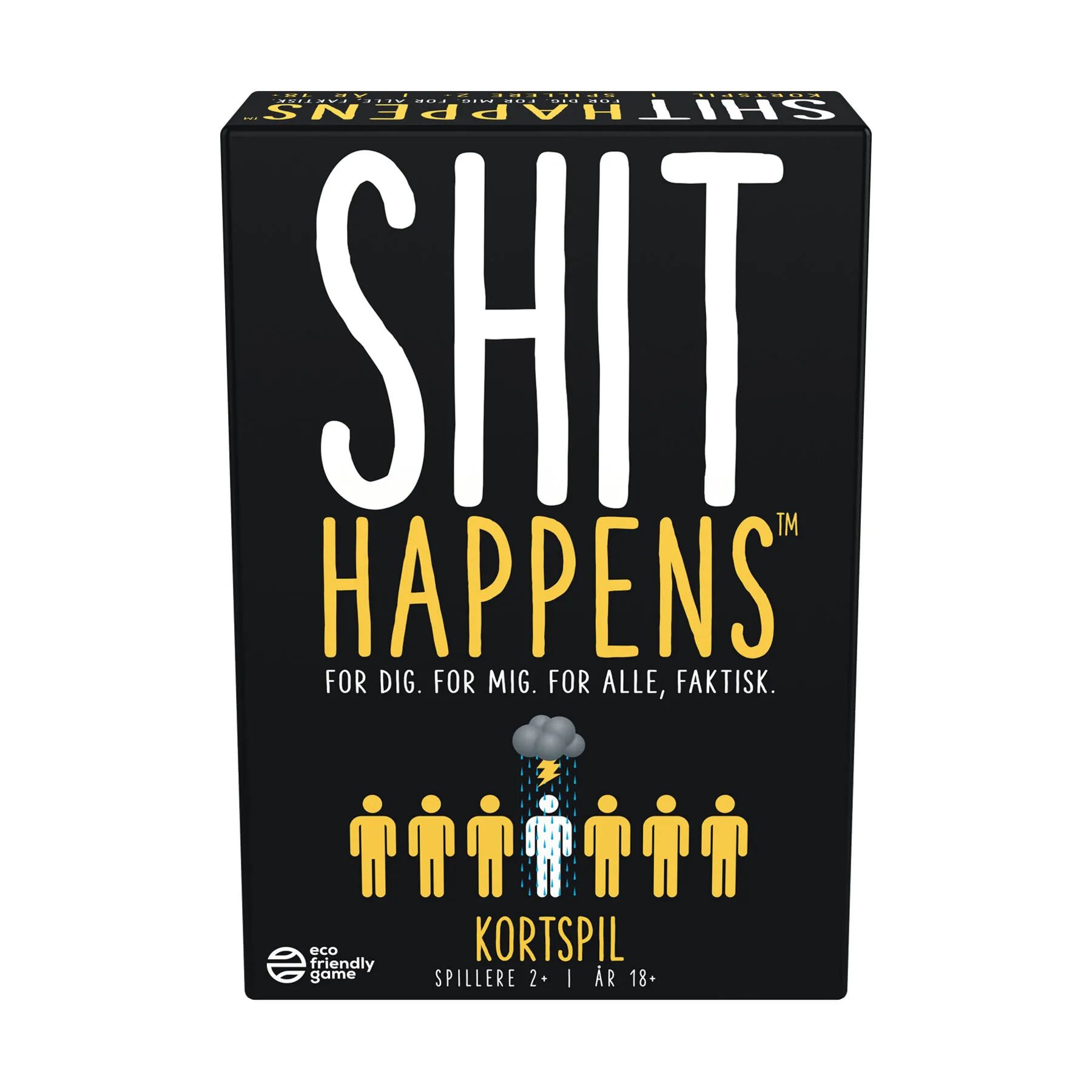 Spilbræt Spil Kortspil - Shit Happens i Sort, 1