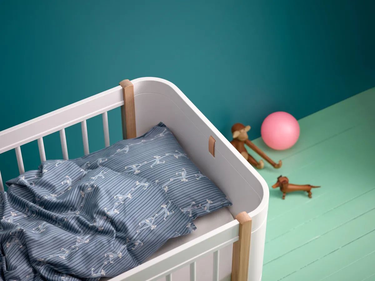 Kay Bojesen Babysengetøj Babies Sengetøj - Abe i Blå, 3