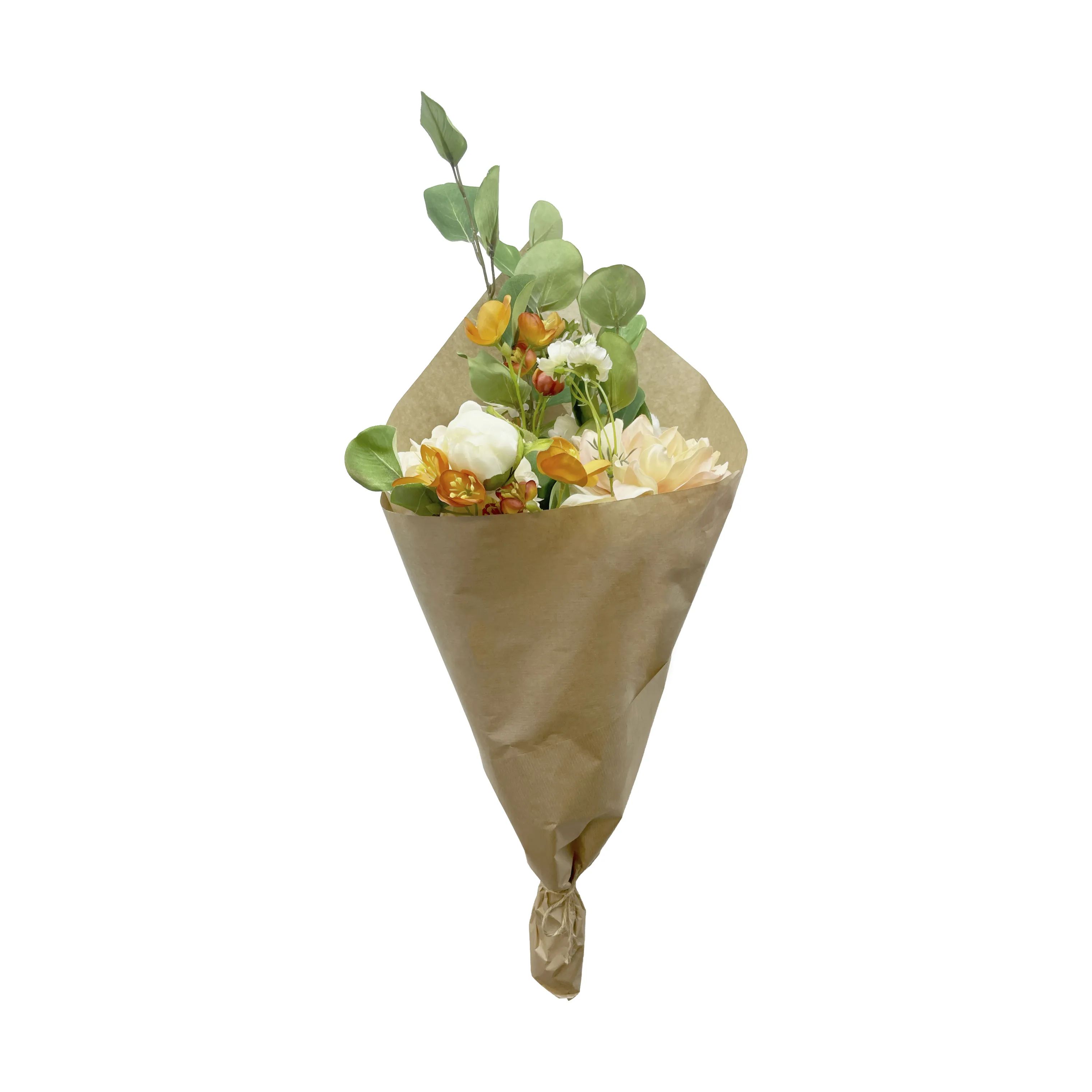 everbloom Kunstige blomster Kunstig Blomsterbuket i Orange/Hvid, 4