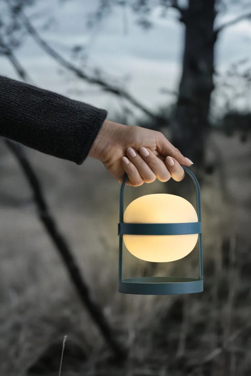 Rosendahl Bordlamper Soft Spot Solar Circular Lampe i Forest Green, 18,5 cm, 2