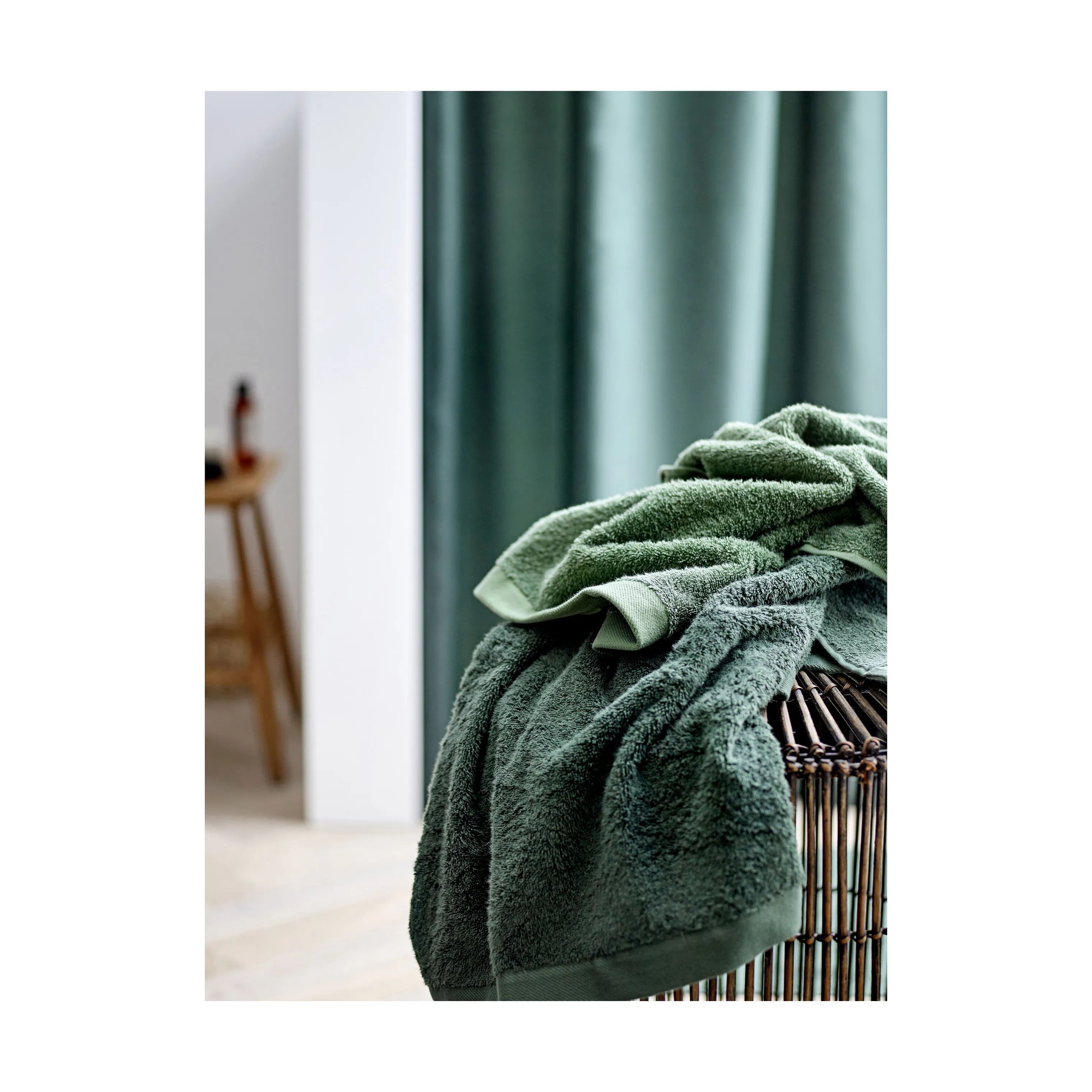 Södahl Håndklæder Organic Comfort Håndklæde i Pine green, B50 x L100 cm, 3