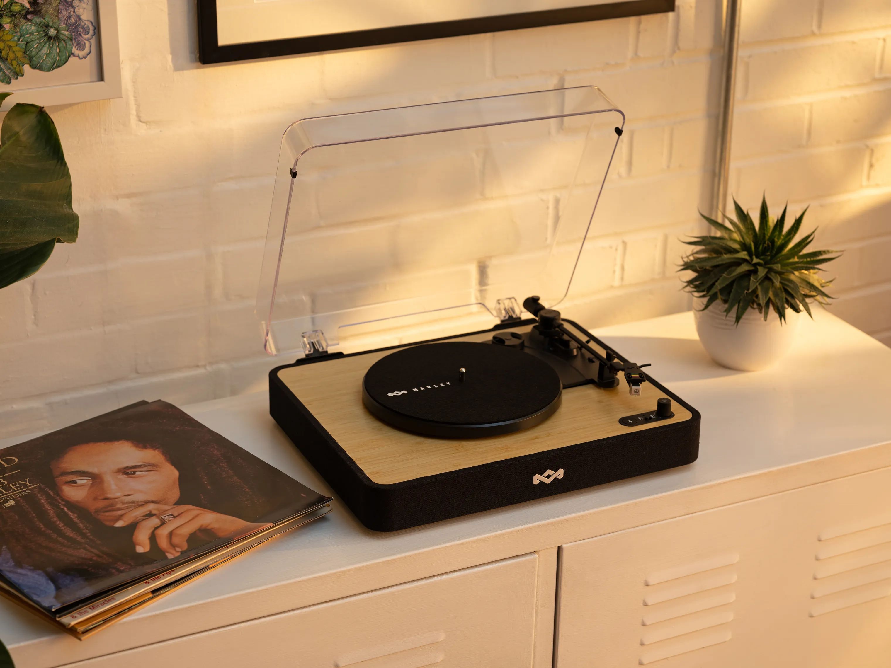 Marley Højtalere Revolution Pladespiller i Signature Black, 5